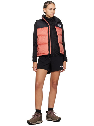 The North Face Pink & Black 1996 Retro Nuptse Down Vest outlook