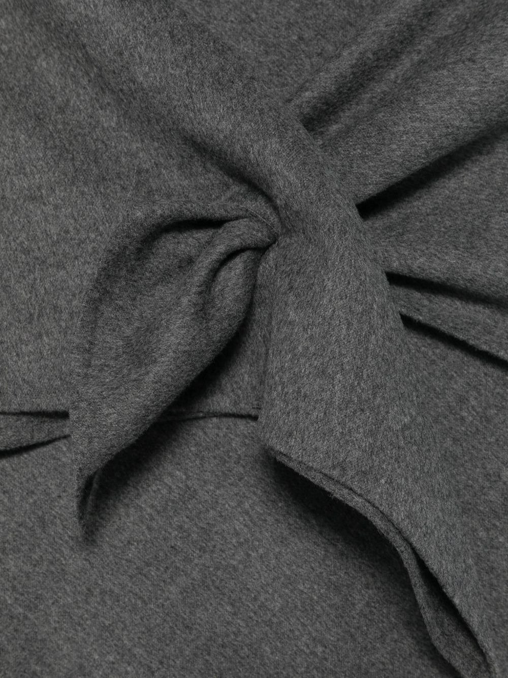 knot-detail wool scarf - 3