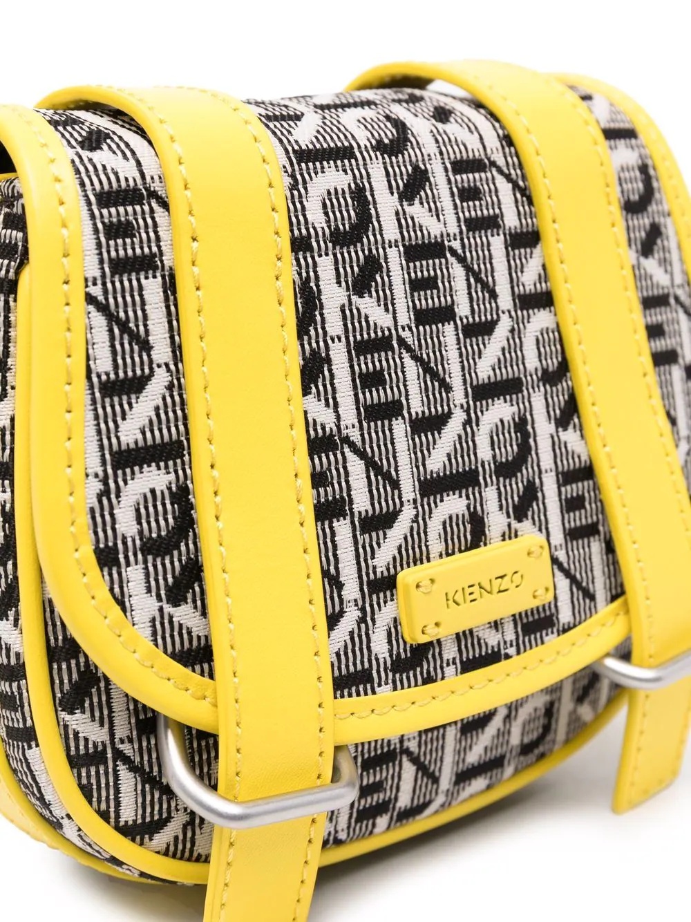 monogram-pattern print crossbody bag - 4