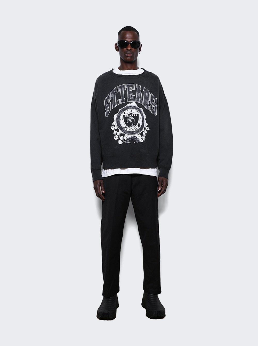 St.tears Pullover Sweater Black - 2