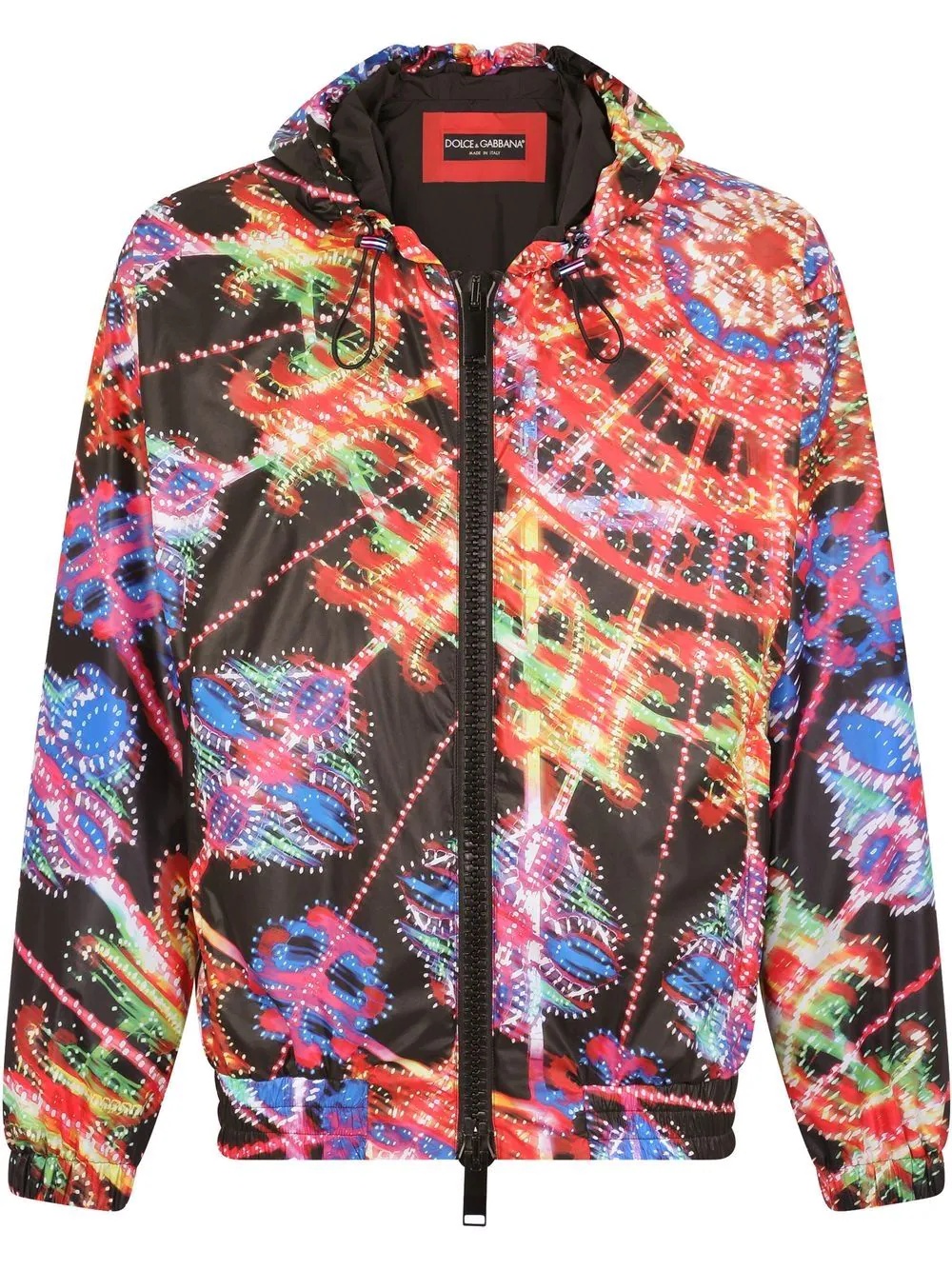 luminaire-print lightweight jacket - 1