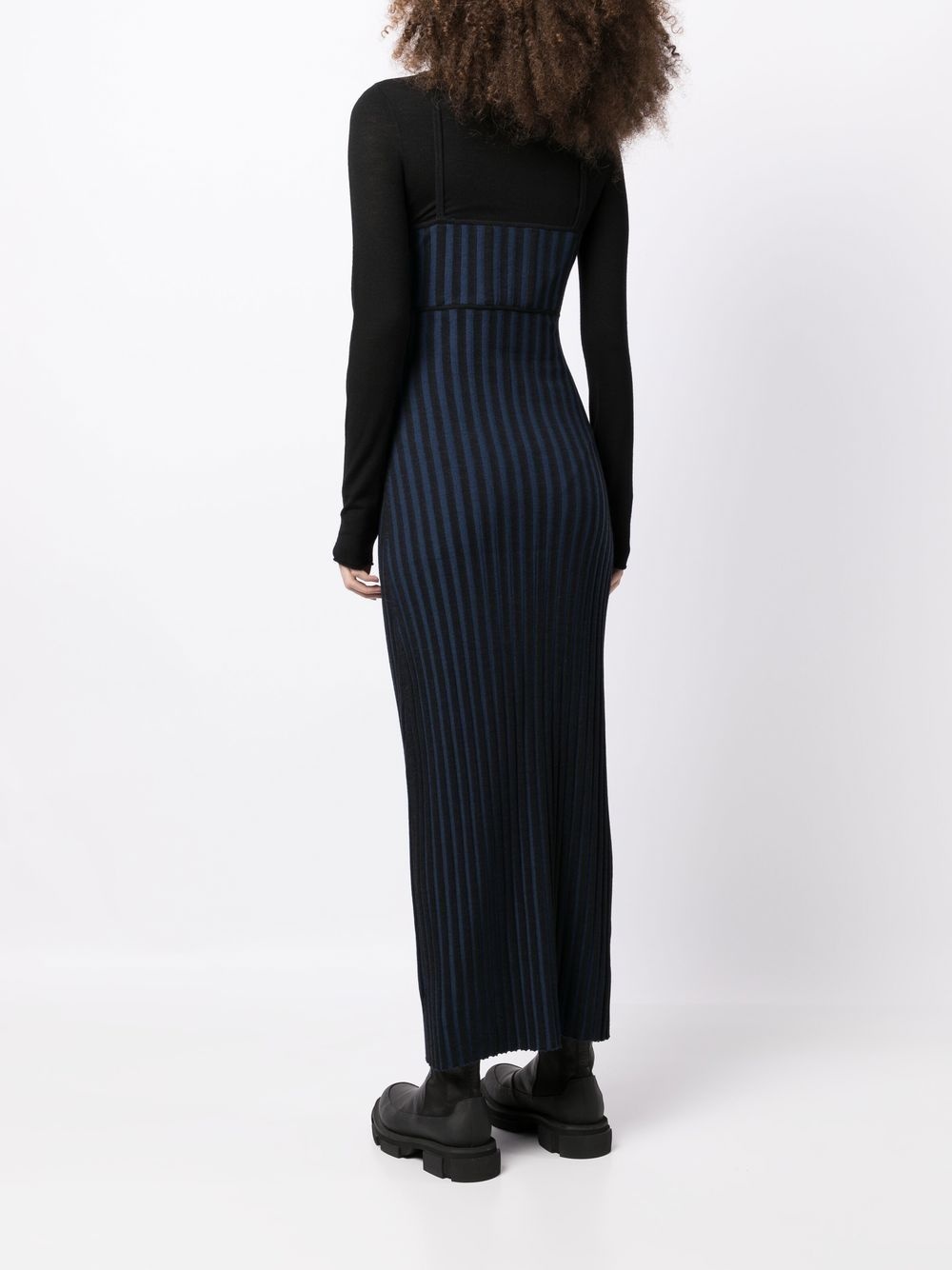 two-tone corset dress - 4