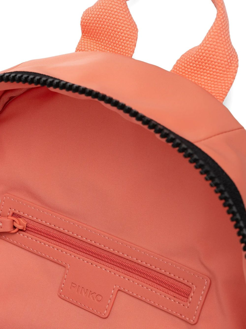 logo-motif zip-fastening backpack - 3