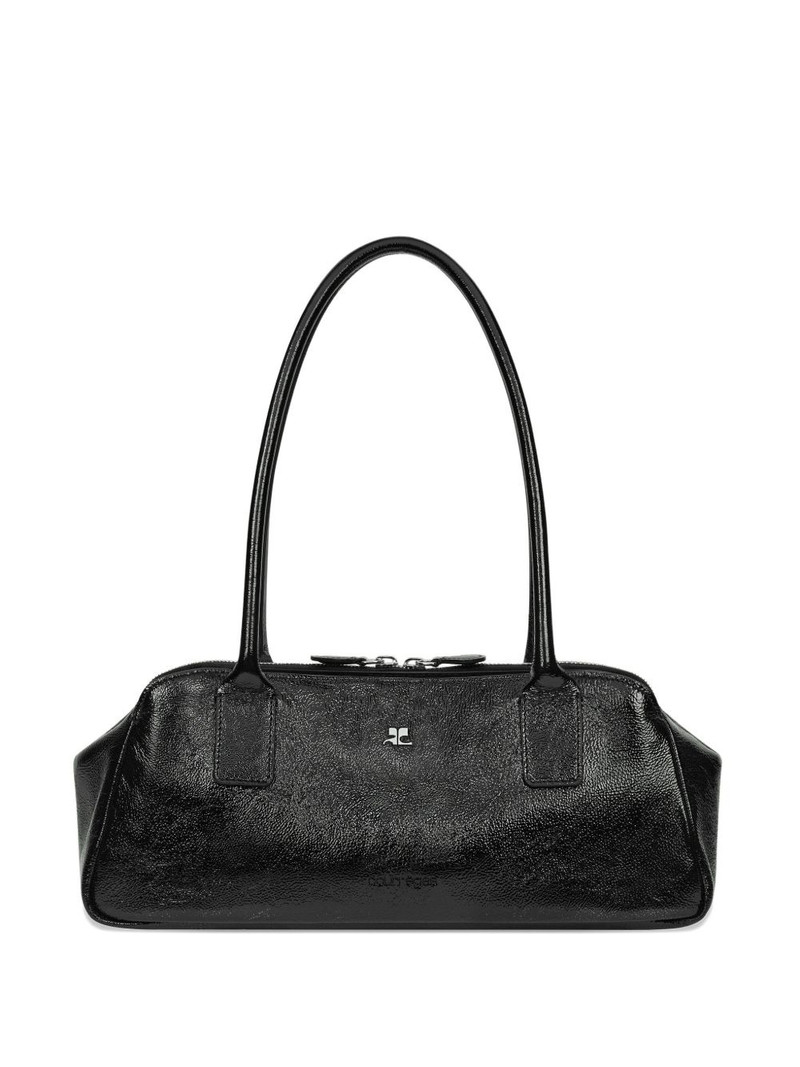 zip leather shoulder bag 1