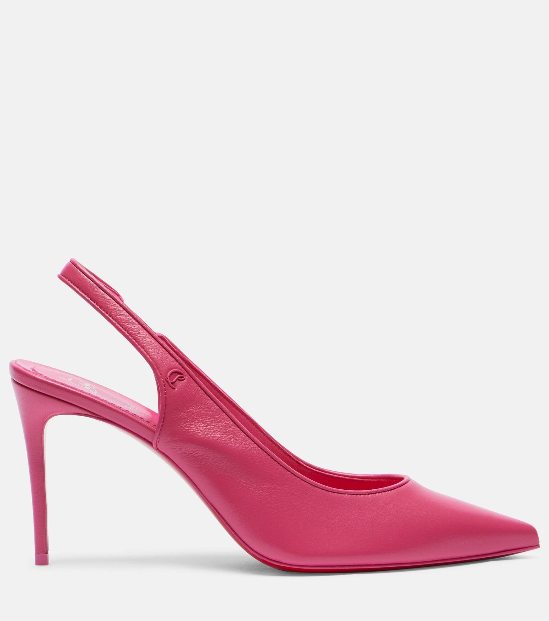 Sporty Kate 85 leather slingback pumps - 4