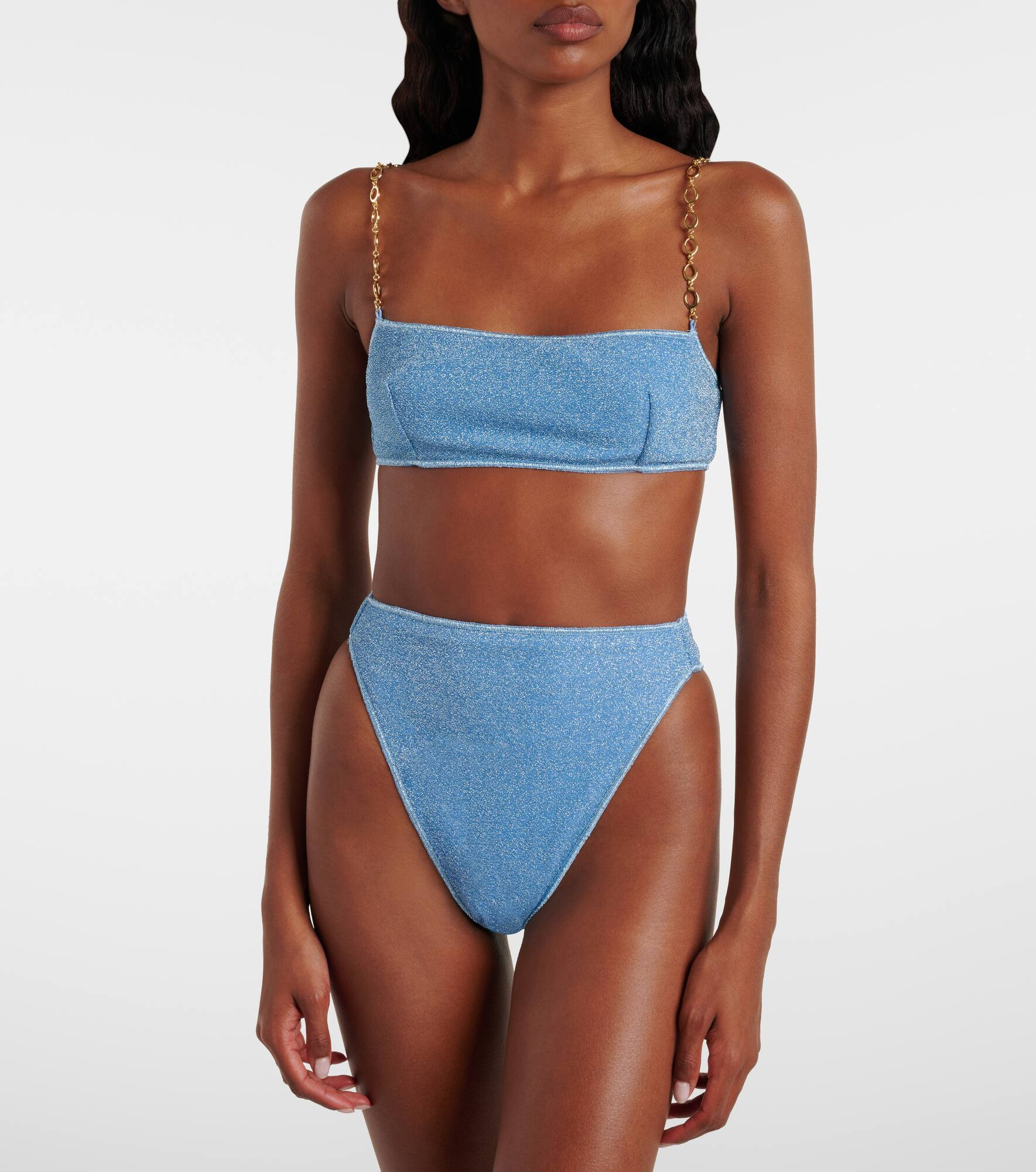 Lumière O Chain lamé bikini - 2