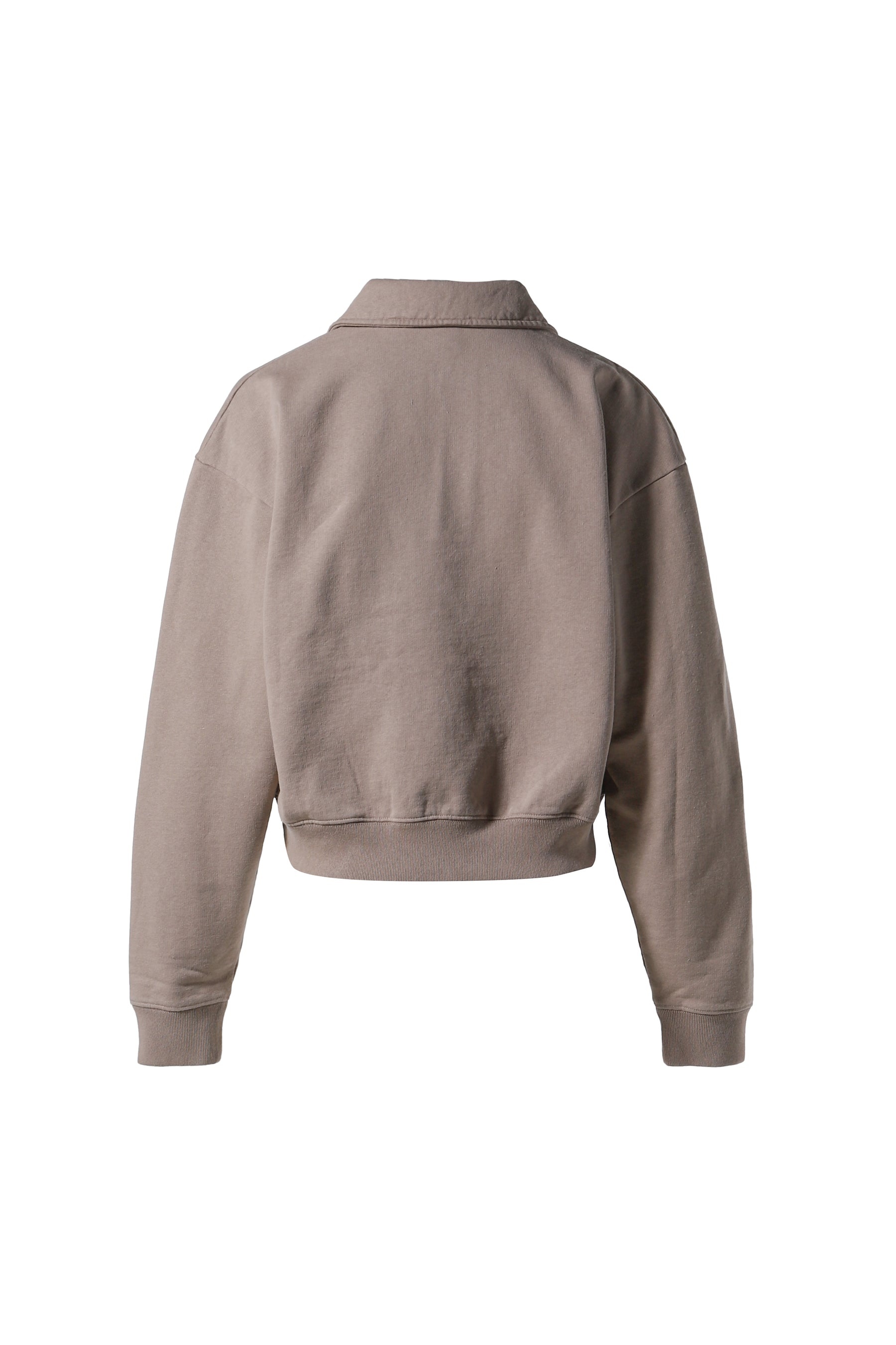 CROWN EMBROIDERED POLO / MINK - 2