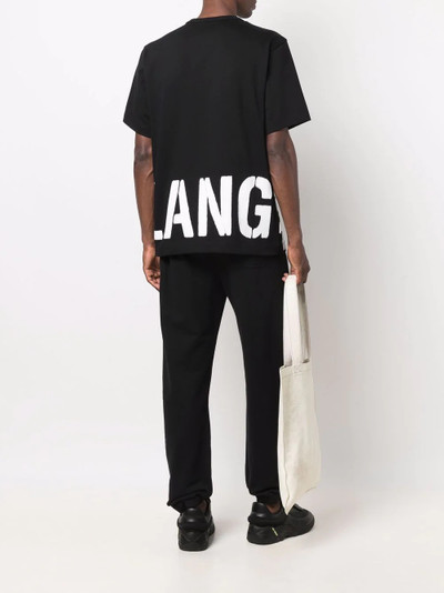 Helmut Lang logo-print crewneck T-shirt outlook