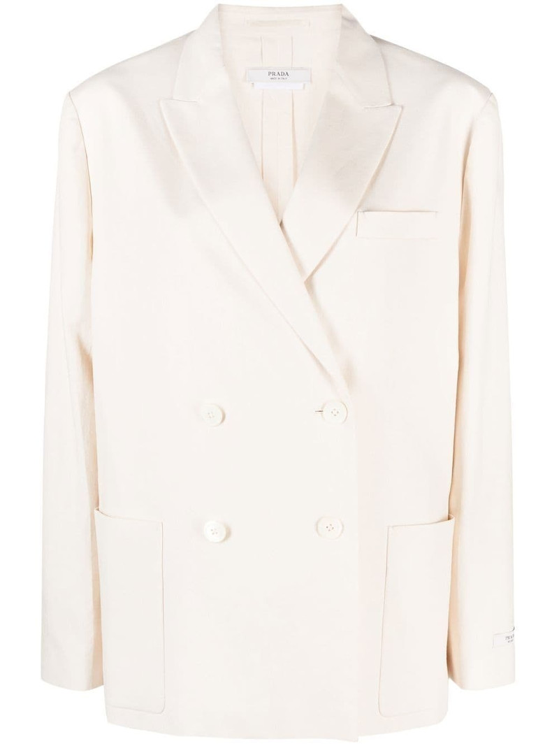 double-breasted button blazer 1
