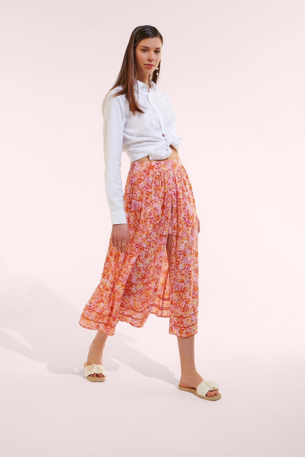 Long Skirt Reine - Pink Sweet Bell - 1