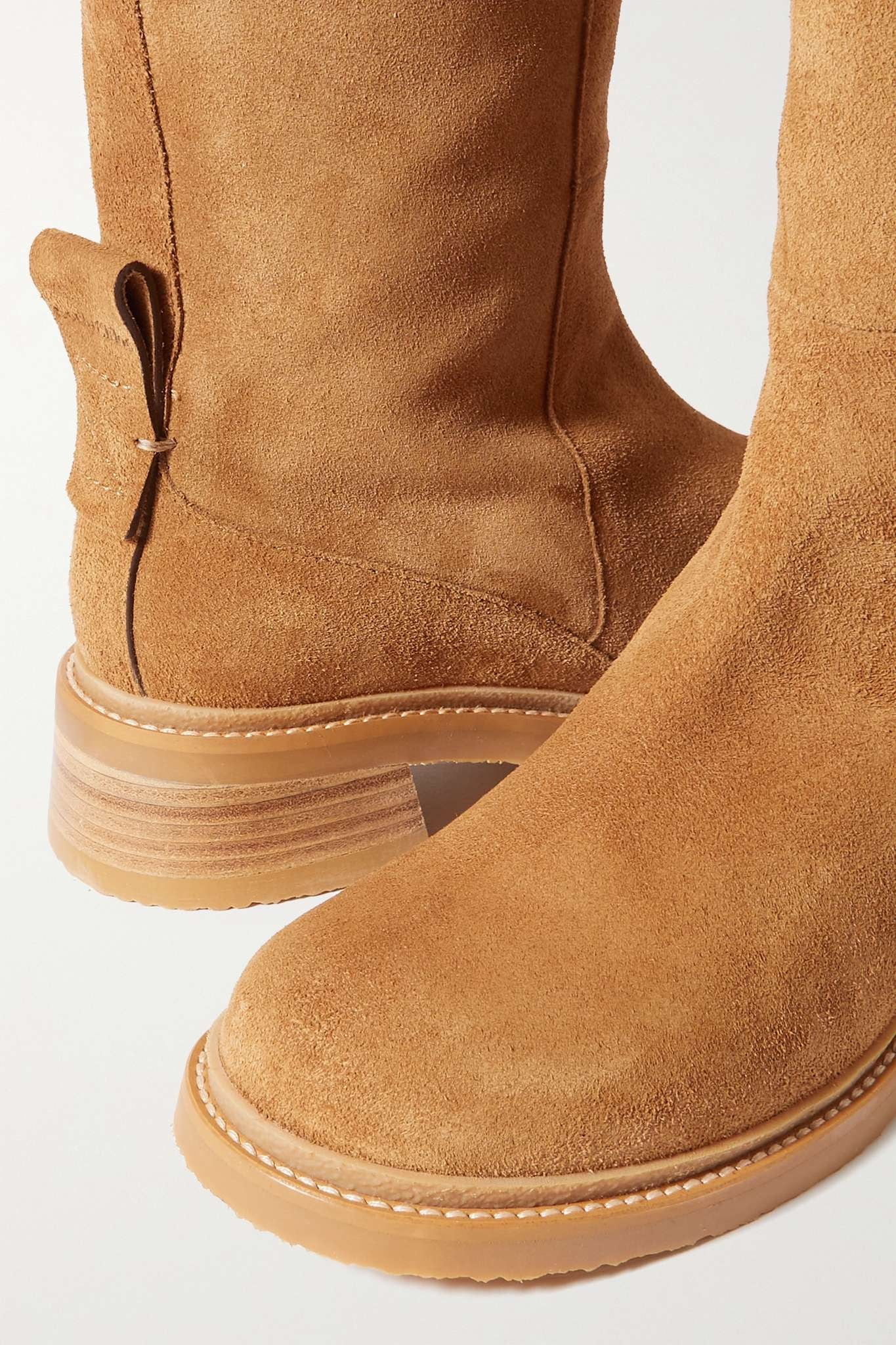 Bonni suede over-the-knee boots - 4