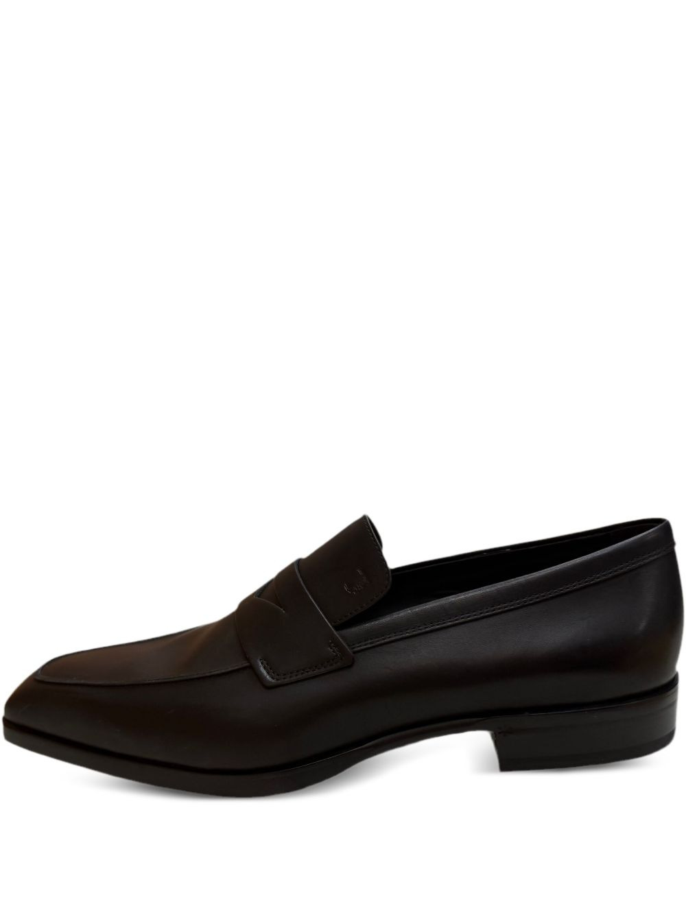 penny leather loafers - 1