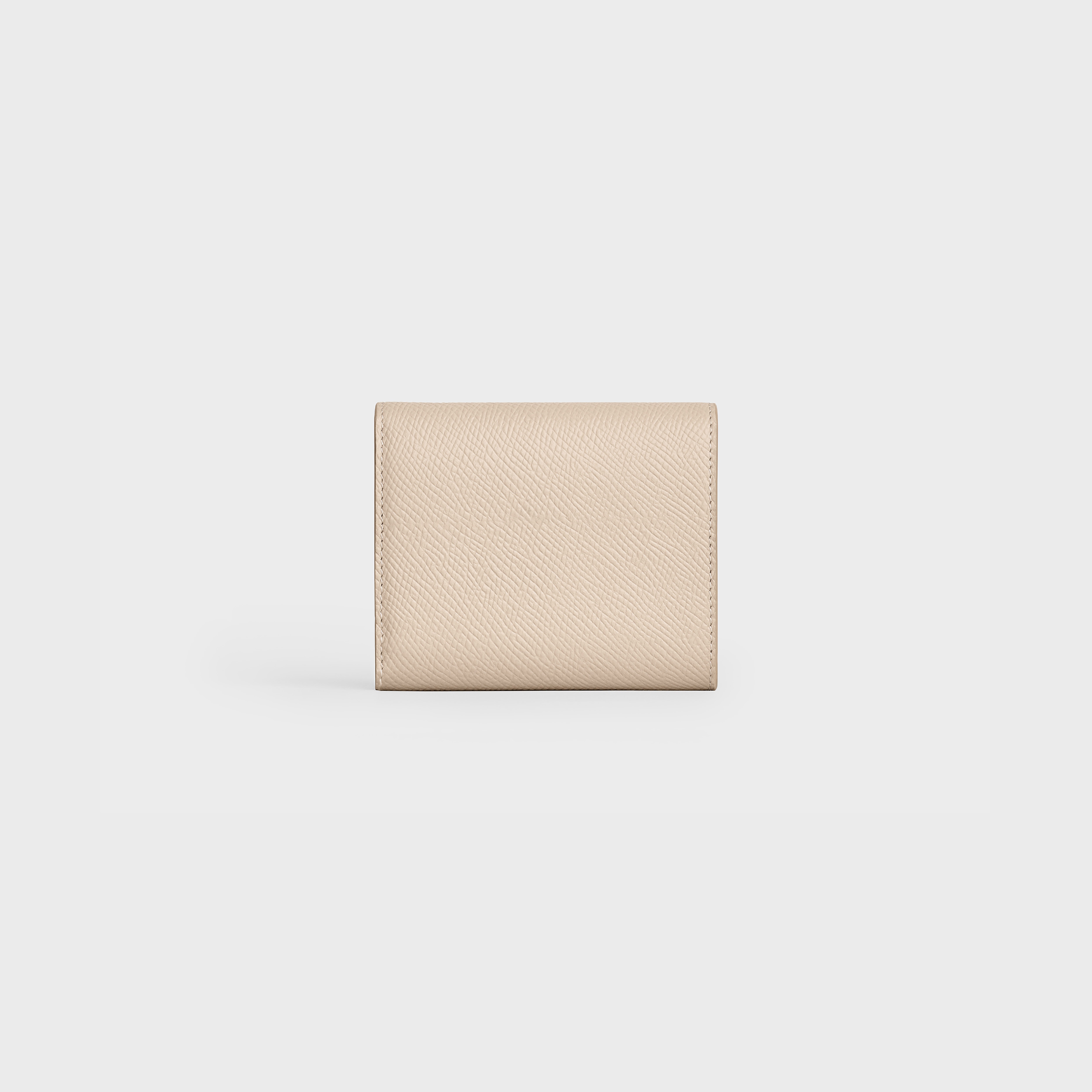 Small trifold wallet in Grained calfskin - 3