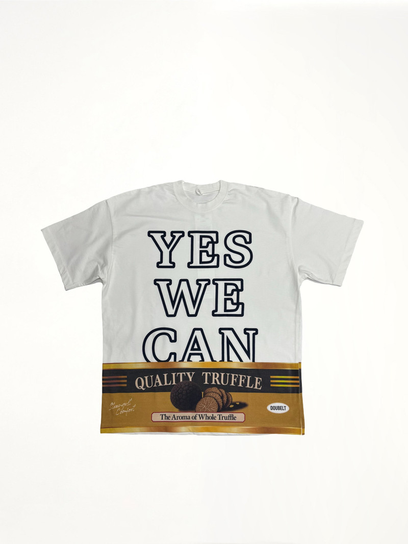 doublet Yes We "Can" T-Shirt in Truffle outlook