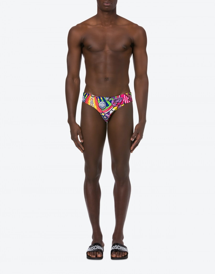 PINBALL PRINT BEACH BRIEFS - 2
