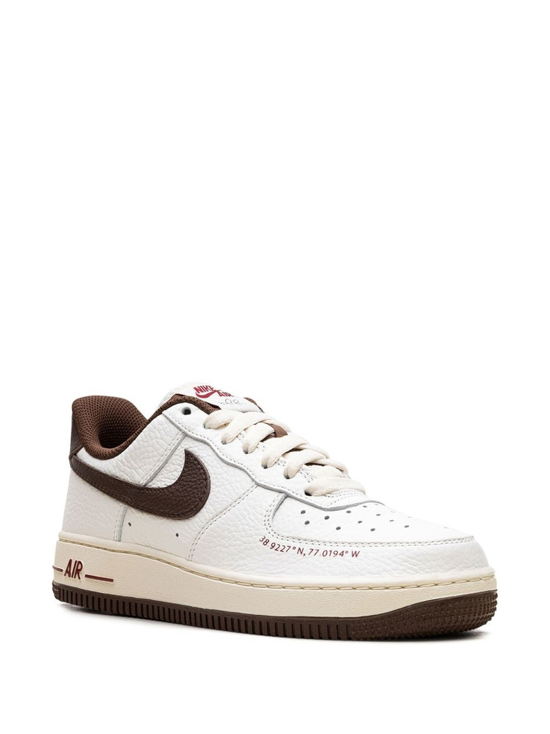 Nike Air Force 1 Low "Howard University - Sail/Bison/Dragon Red" sneakers outlook