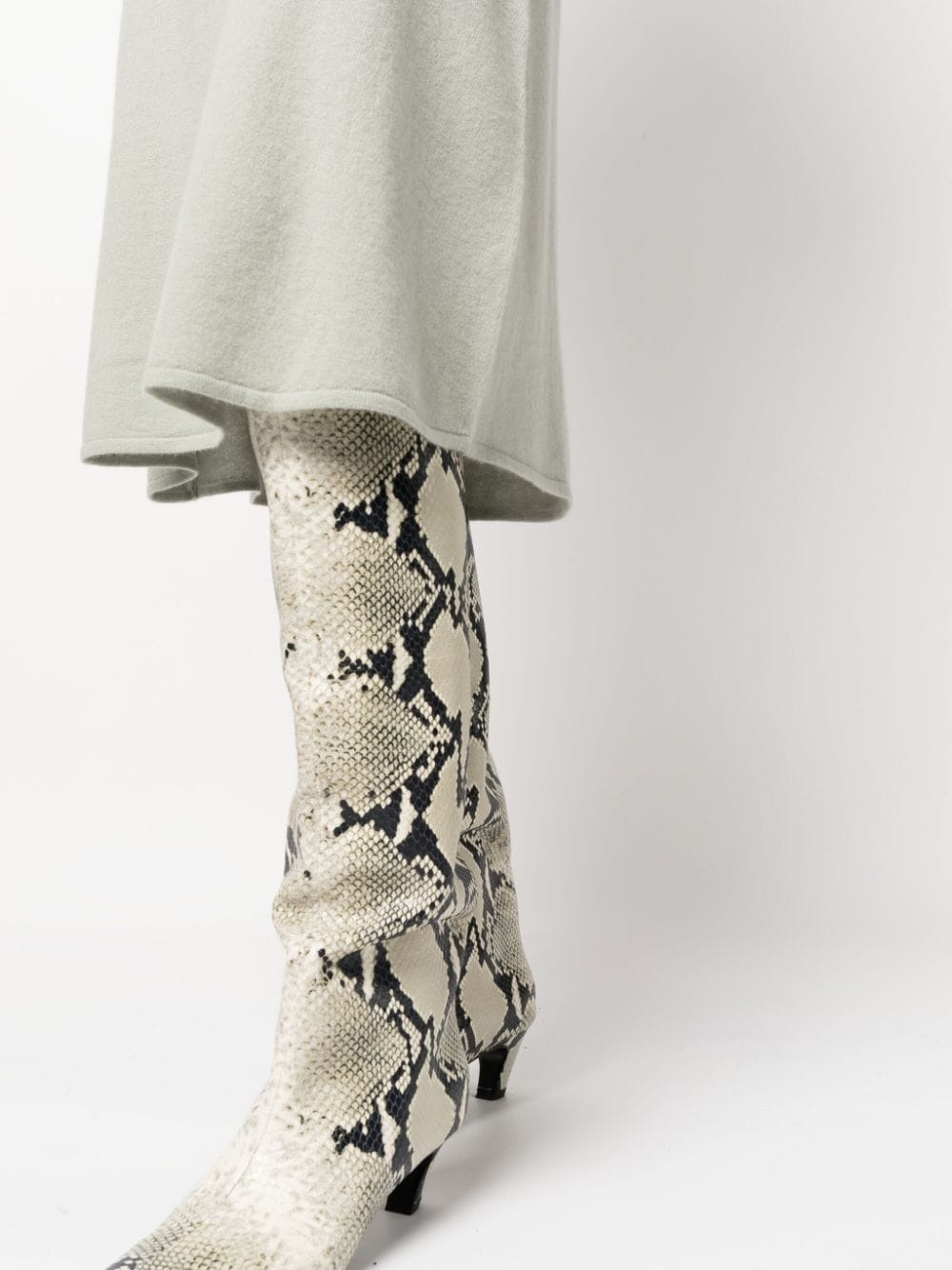 flared knitted skirt - 5