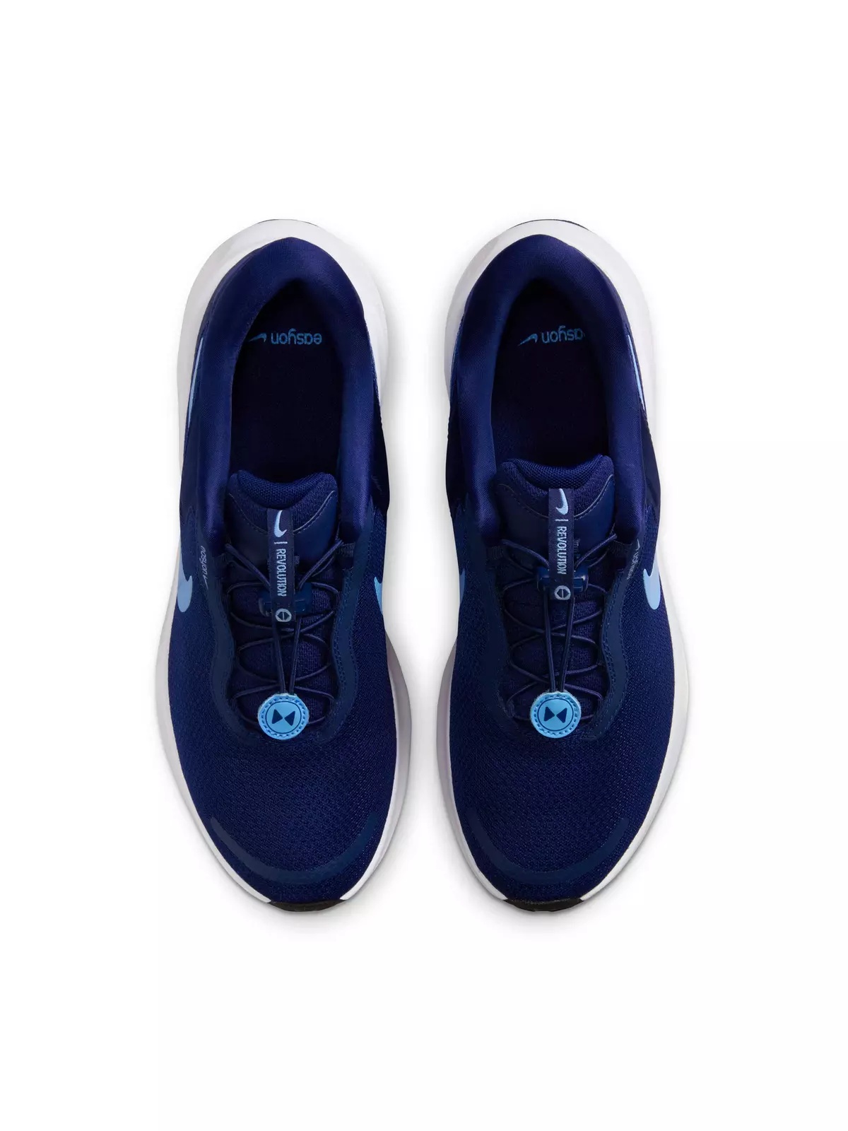 Revolution 7 EasyOn "Blue Void/White/Black/University Blue" Men's Running Shoe - 4