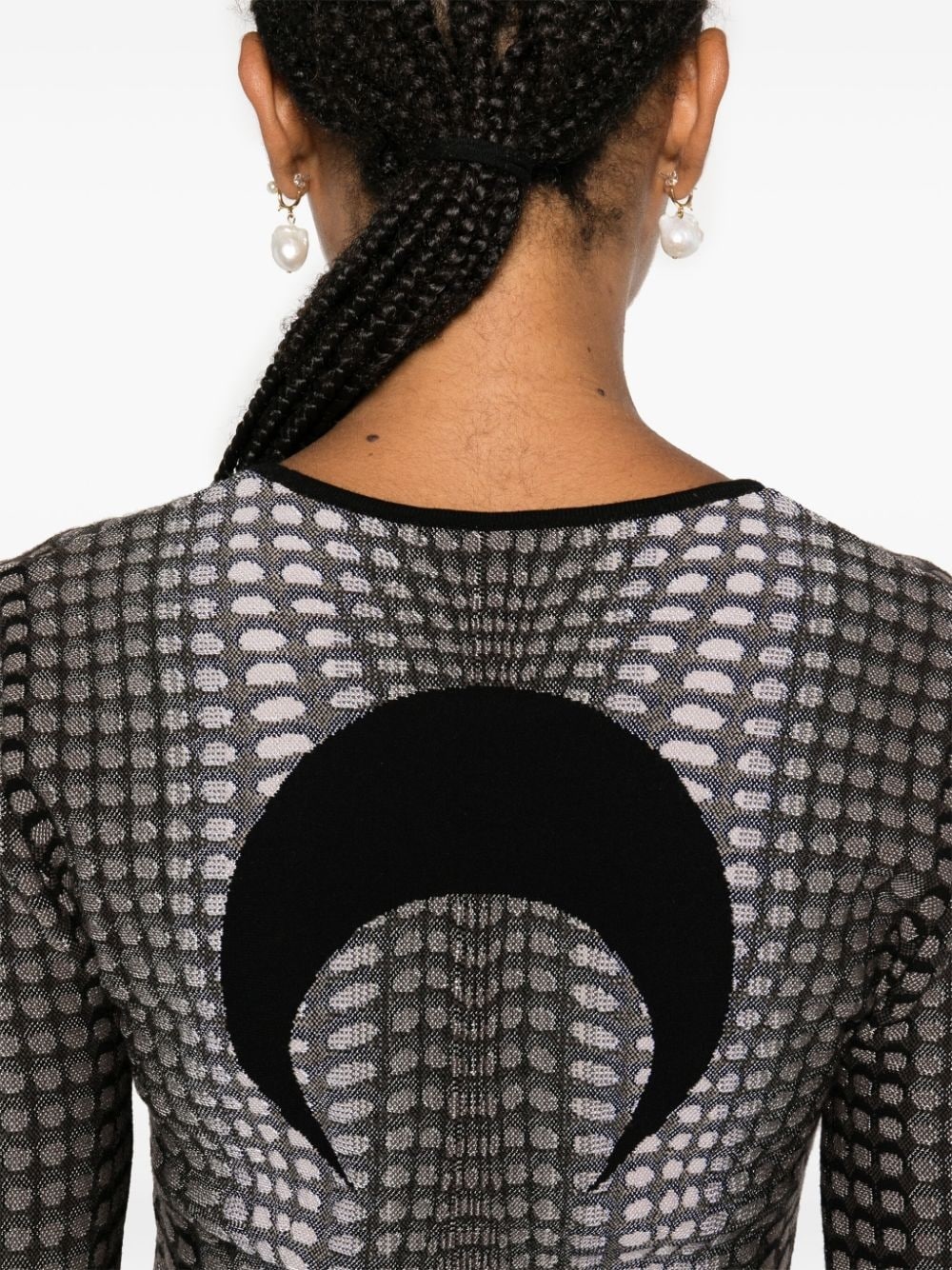 moon jacquard sweater - 5