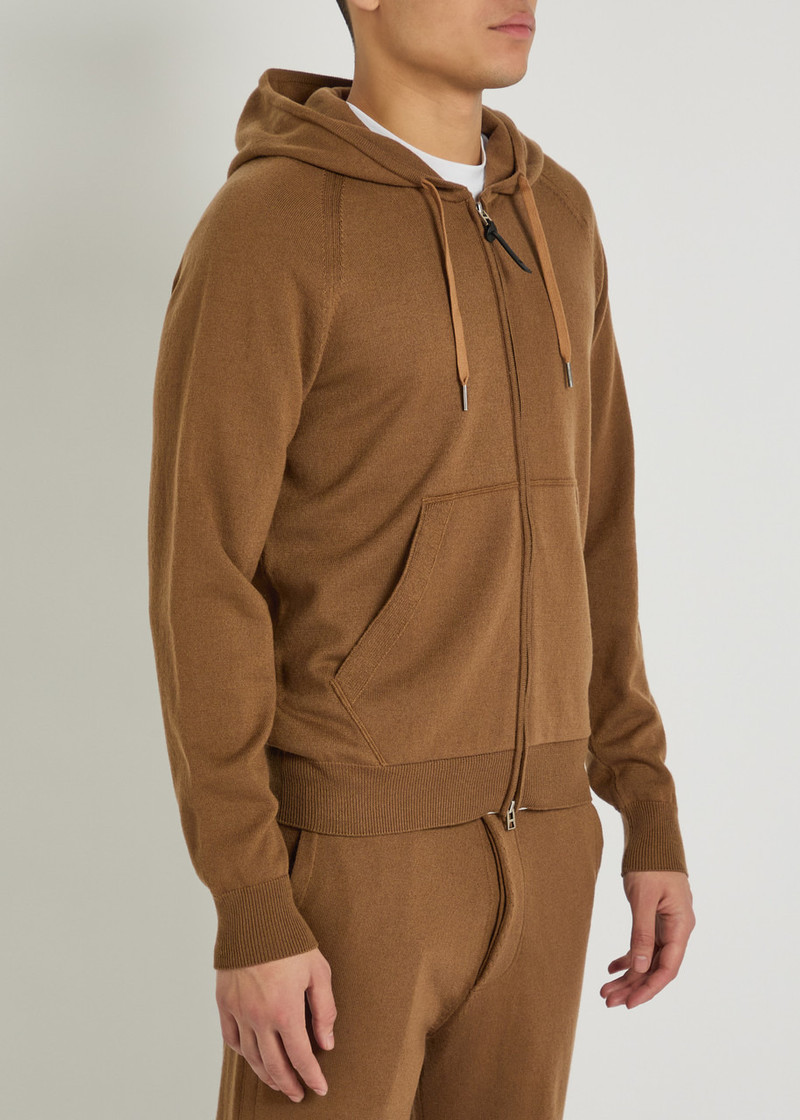 TOM FORD Tom Ford Hooded Cashmere and Wool-blend Jumper outlook