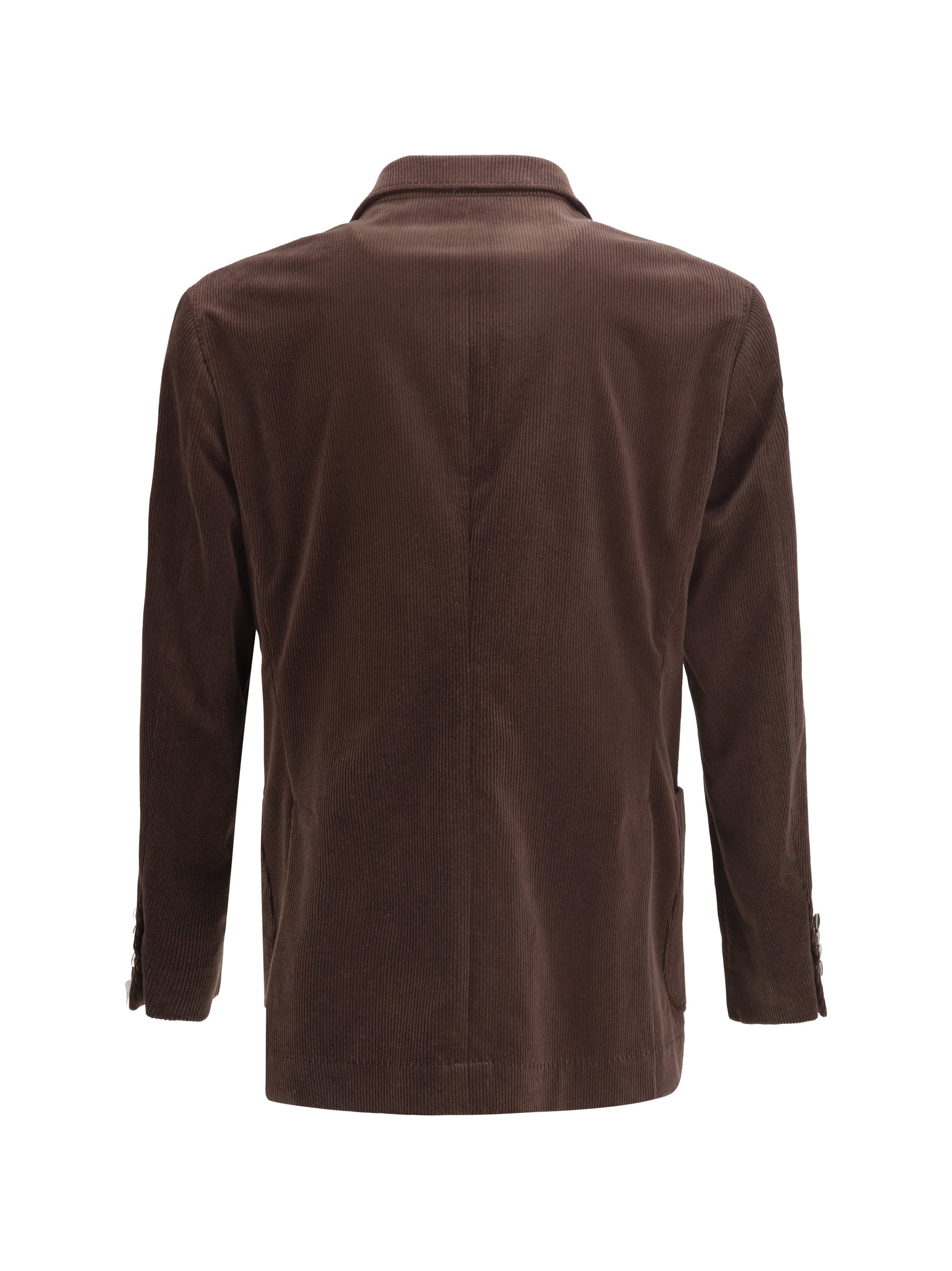 Brunello Cucinelli Men Velvet Blazer Jacket - 2