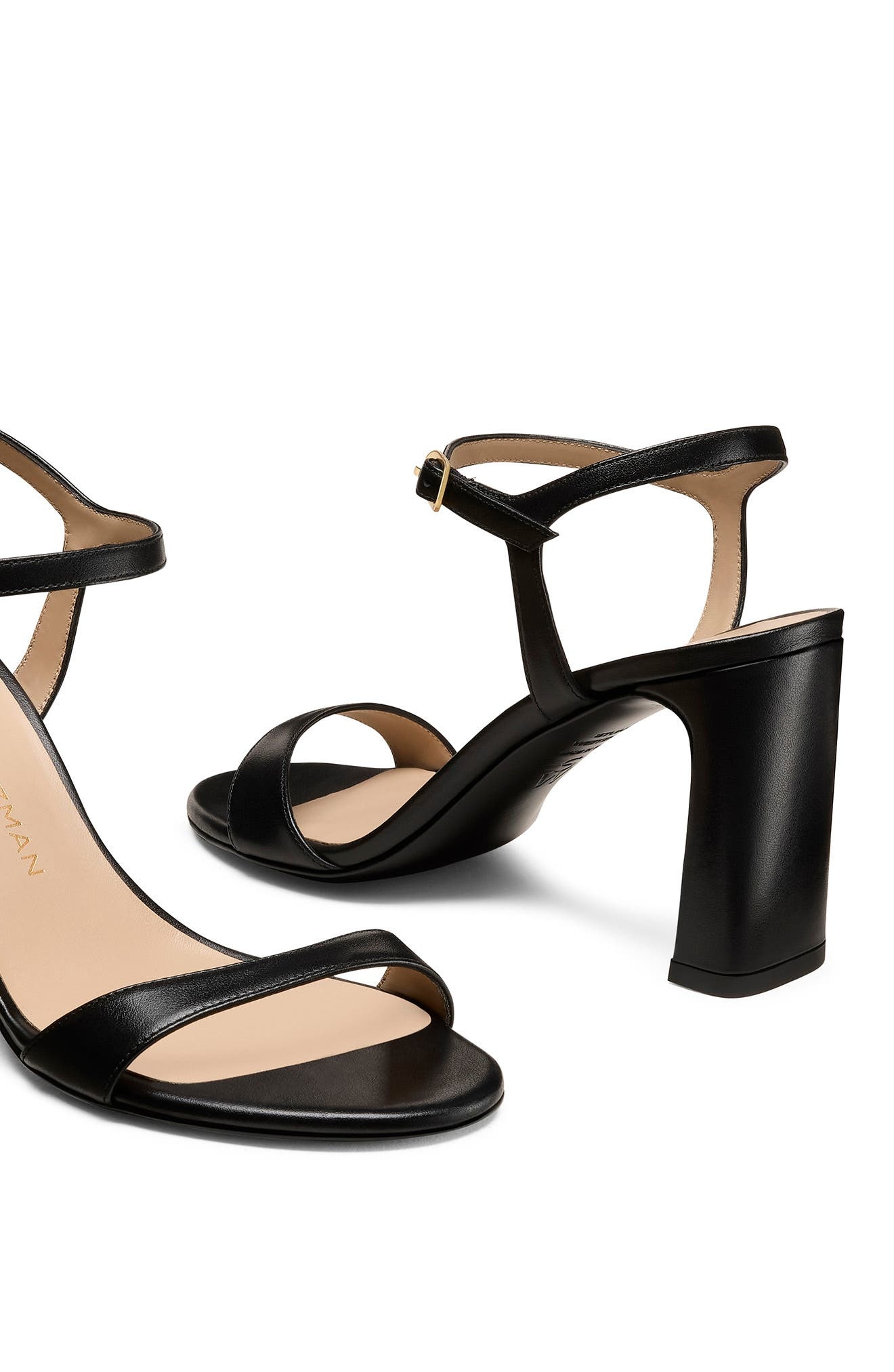 Stuart Weitzman Babette Ankle Strap Sandal in Black at Nordstrom - 4