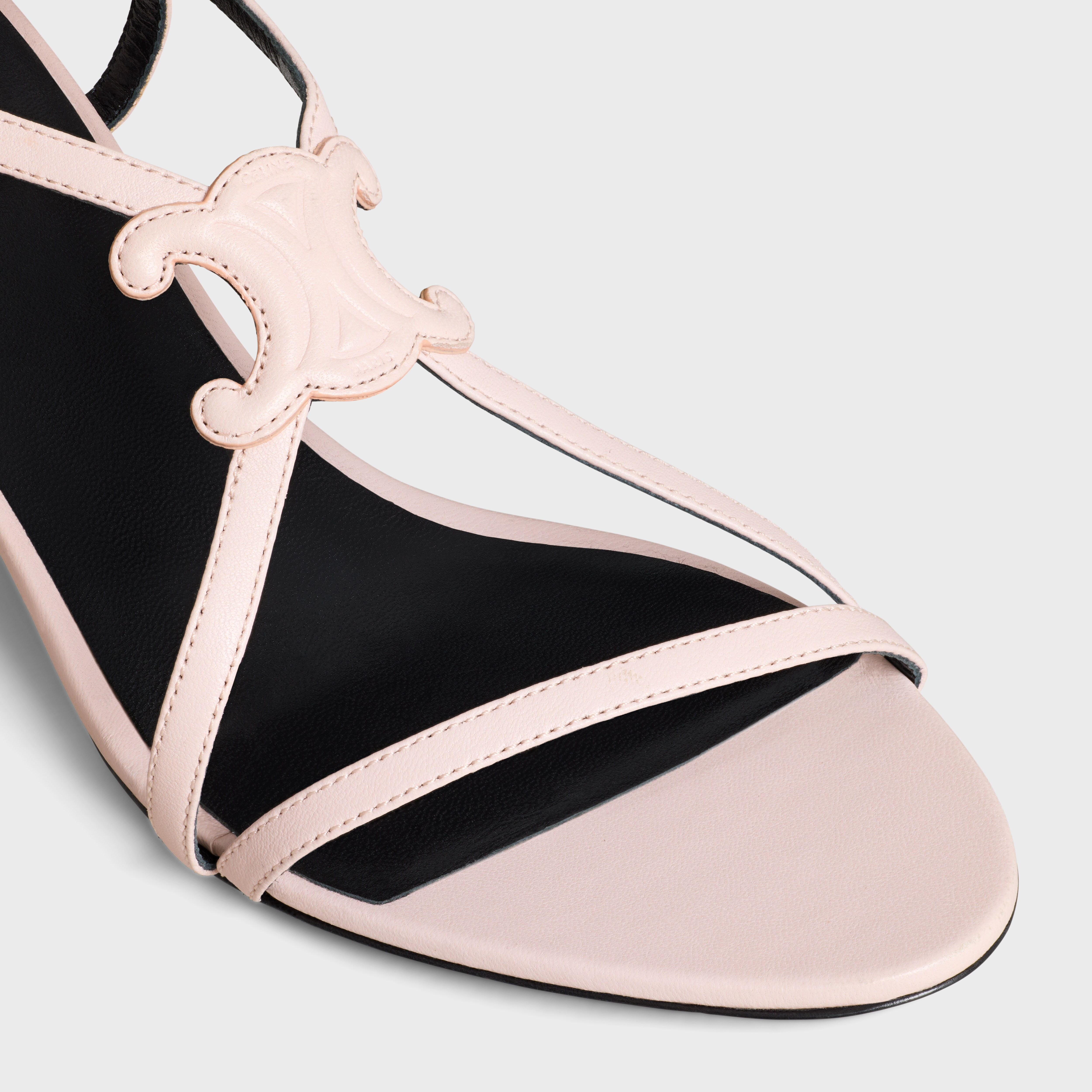 CELINE CUIR TRIOMPHE SANDAL IN LAMBSKIN - 4