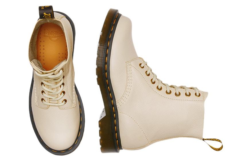 (WMNS) Dr.Martens 1460 Pascal Virginia Leather Boots 'Parchment Beige' 26802292 - 5