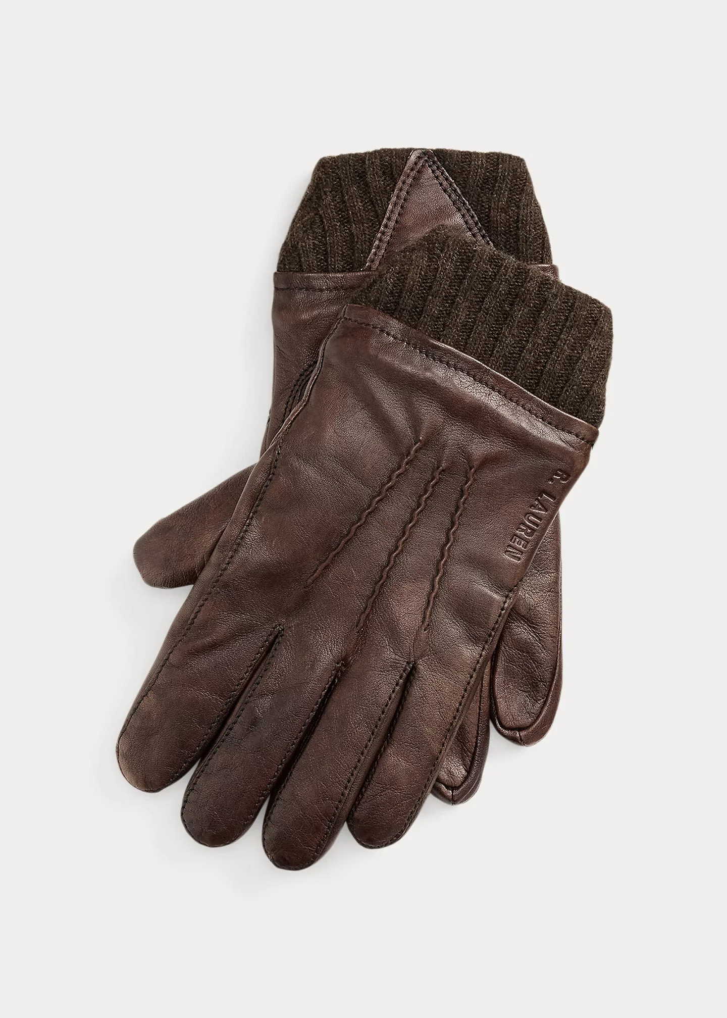 Insulated Burnished Sheepskin Gloves - 1