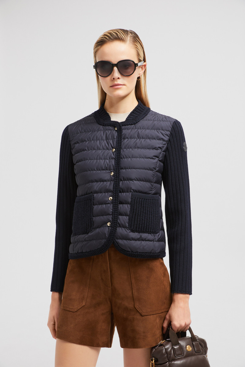 Moncler Padded Wool Cardigan outlook