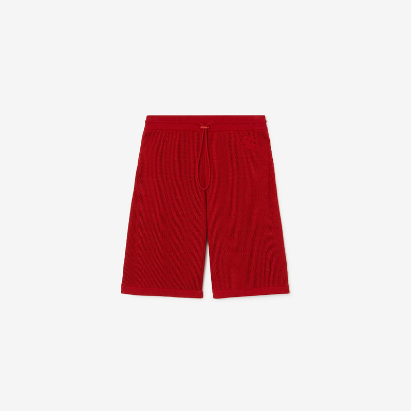 Silk Cotton Mesh Shorts 1