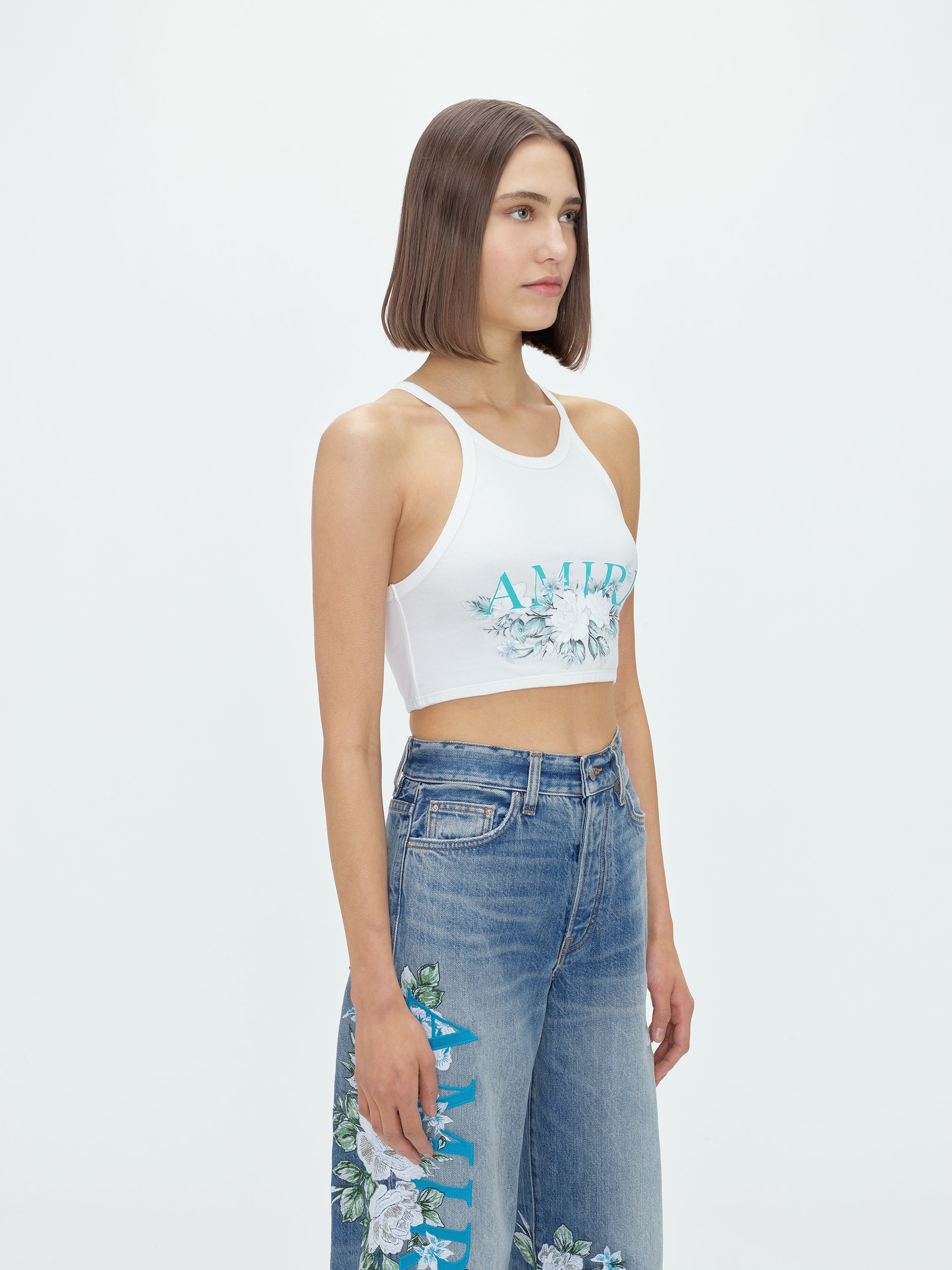 FLORAL AMIRI TANK TOP - 3