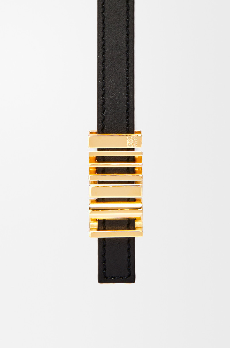 Loewe LOEWE graphic belt in classic calfskin outlook