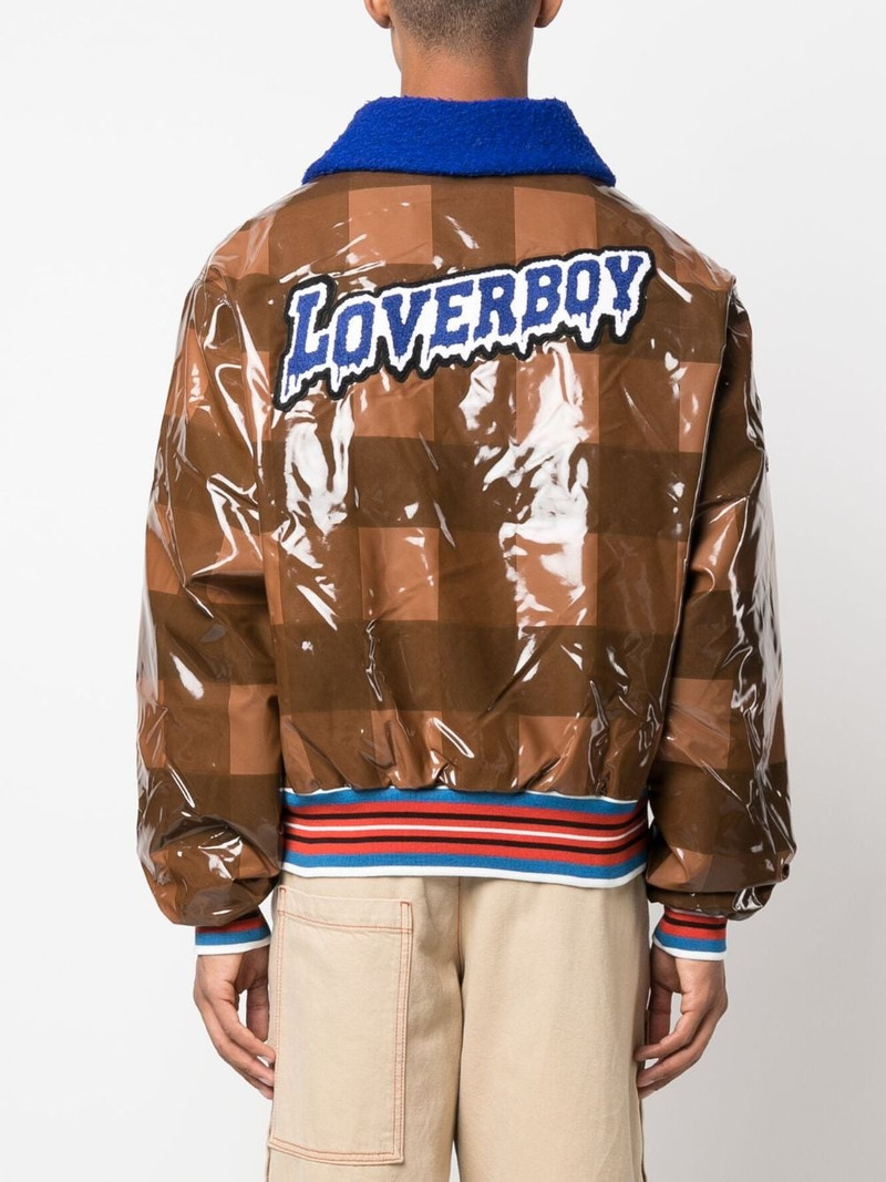 checked varsity bomber jacket 4