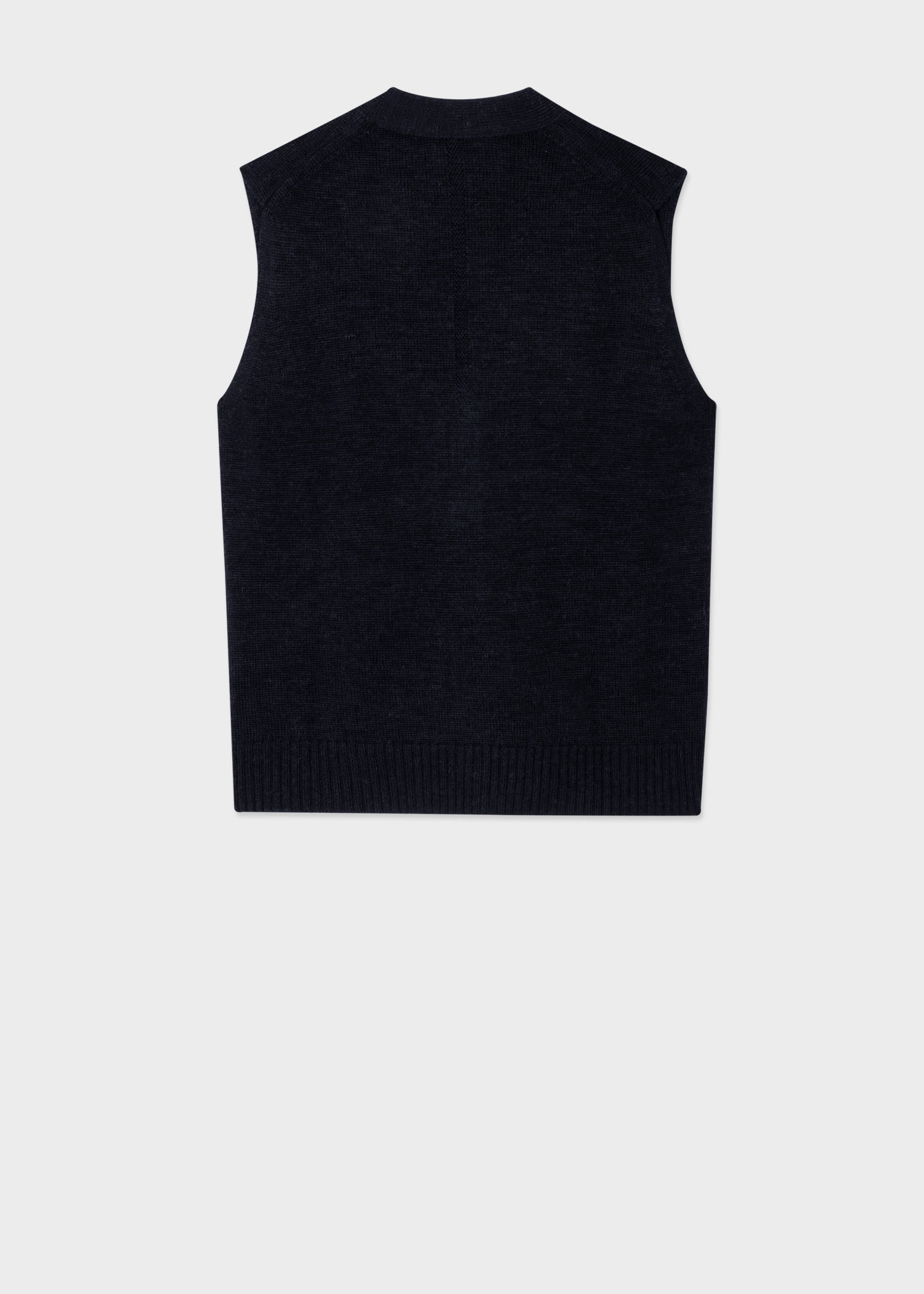 Wool-Alpaca Knitted Vest - 2