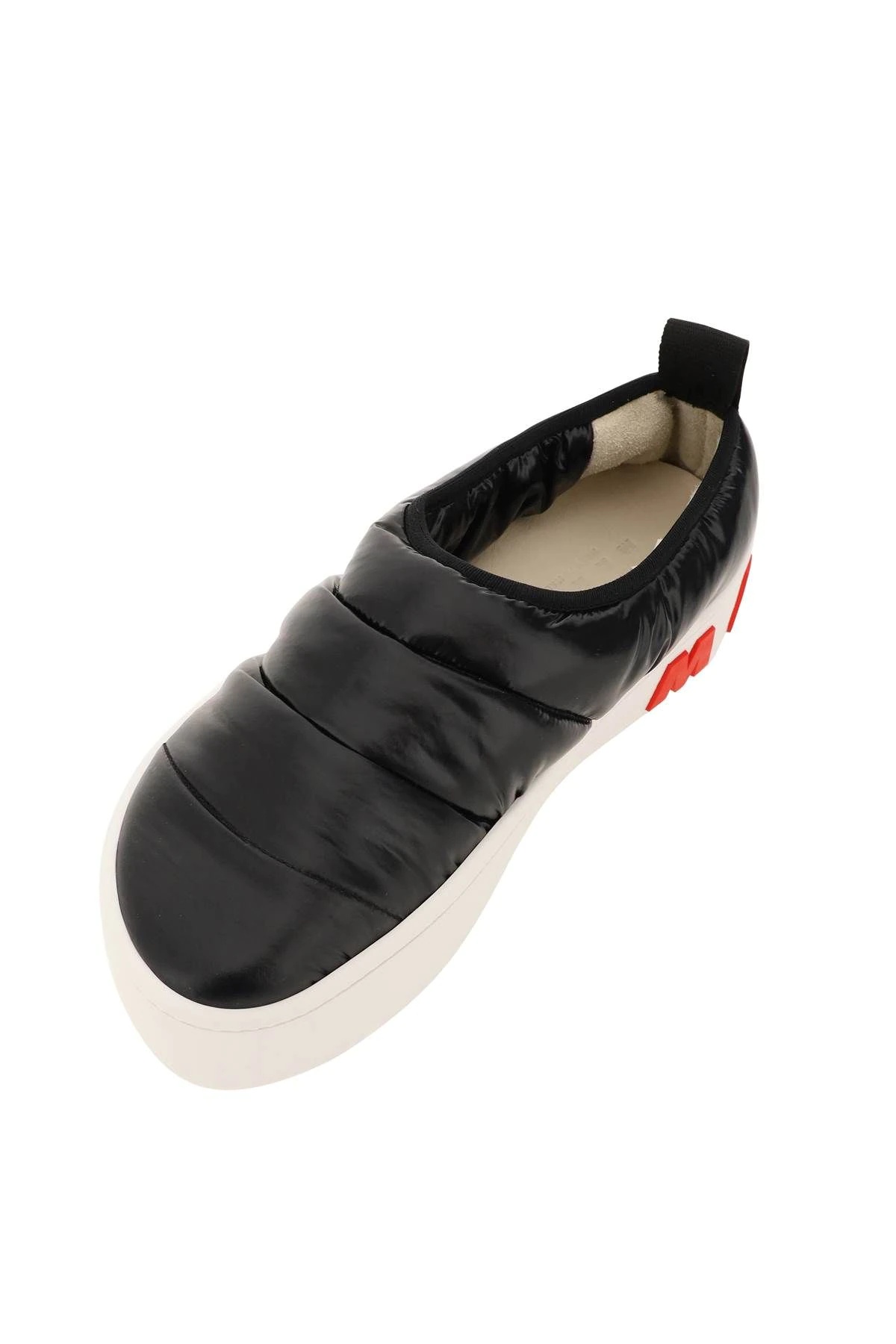 PADDED NYLON SLIP-ON SNEAKERS - 4