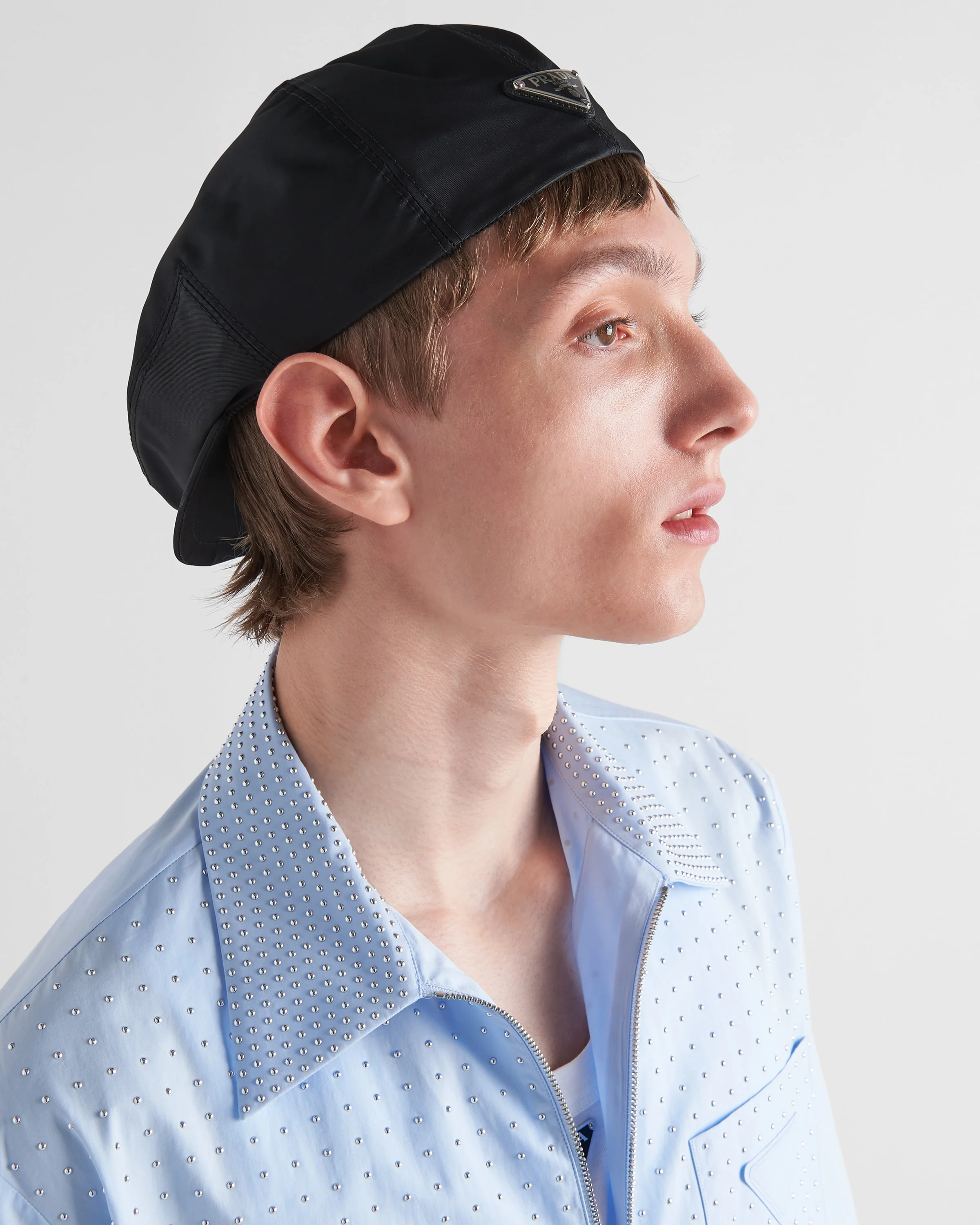 Prada re nylon hat Black Re-nylon Baseball Cap | PRADA main image 4