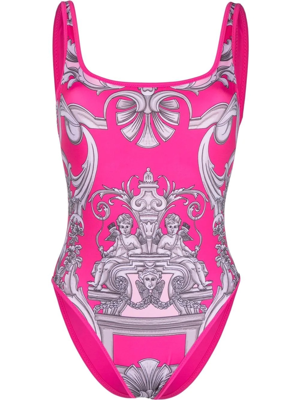 graphic-print one-piece - 1