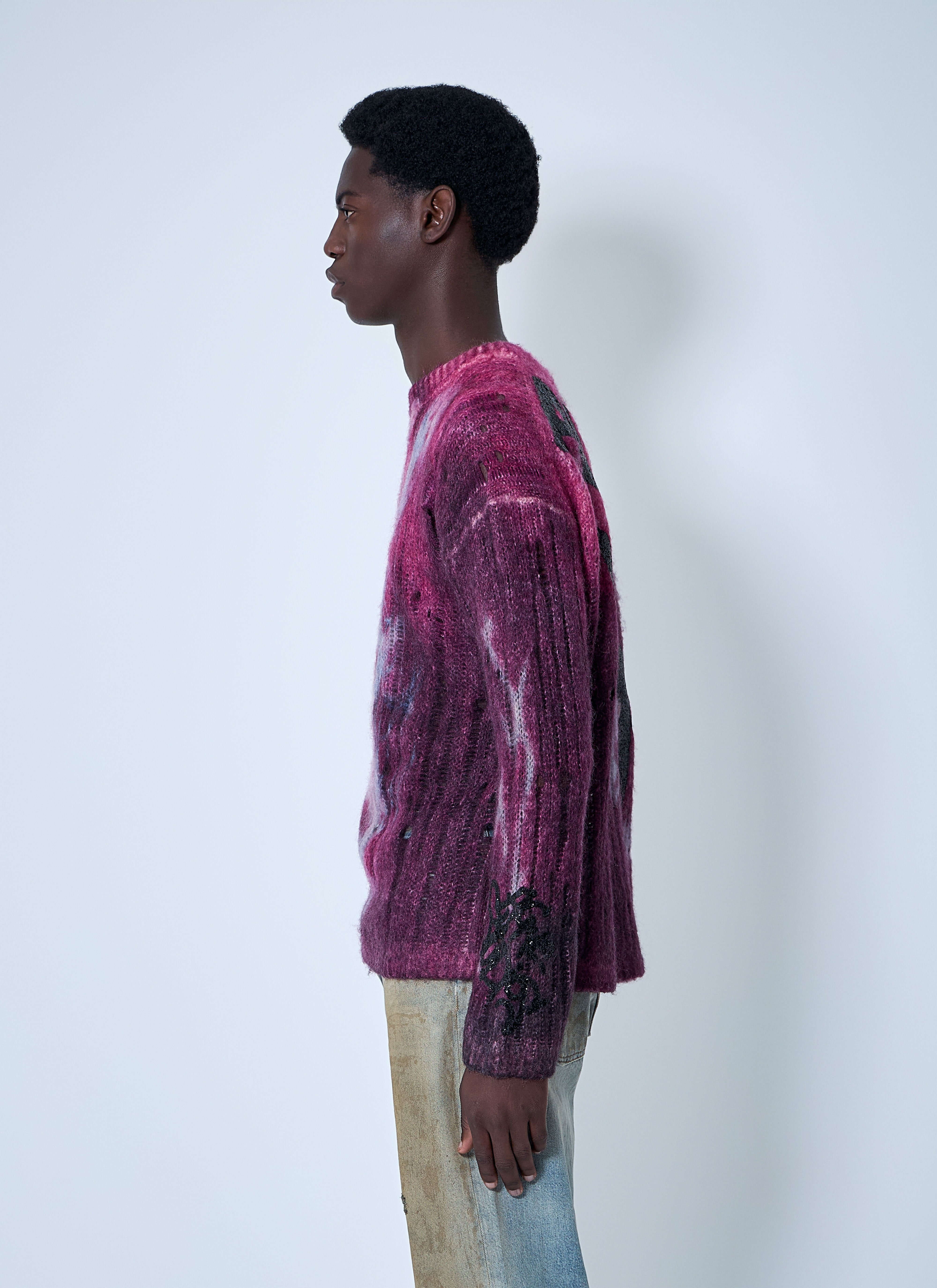 Printed Knit Sweater - 3