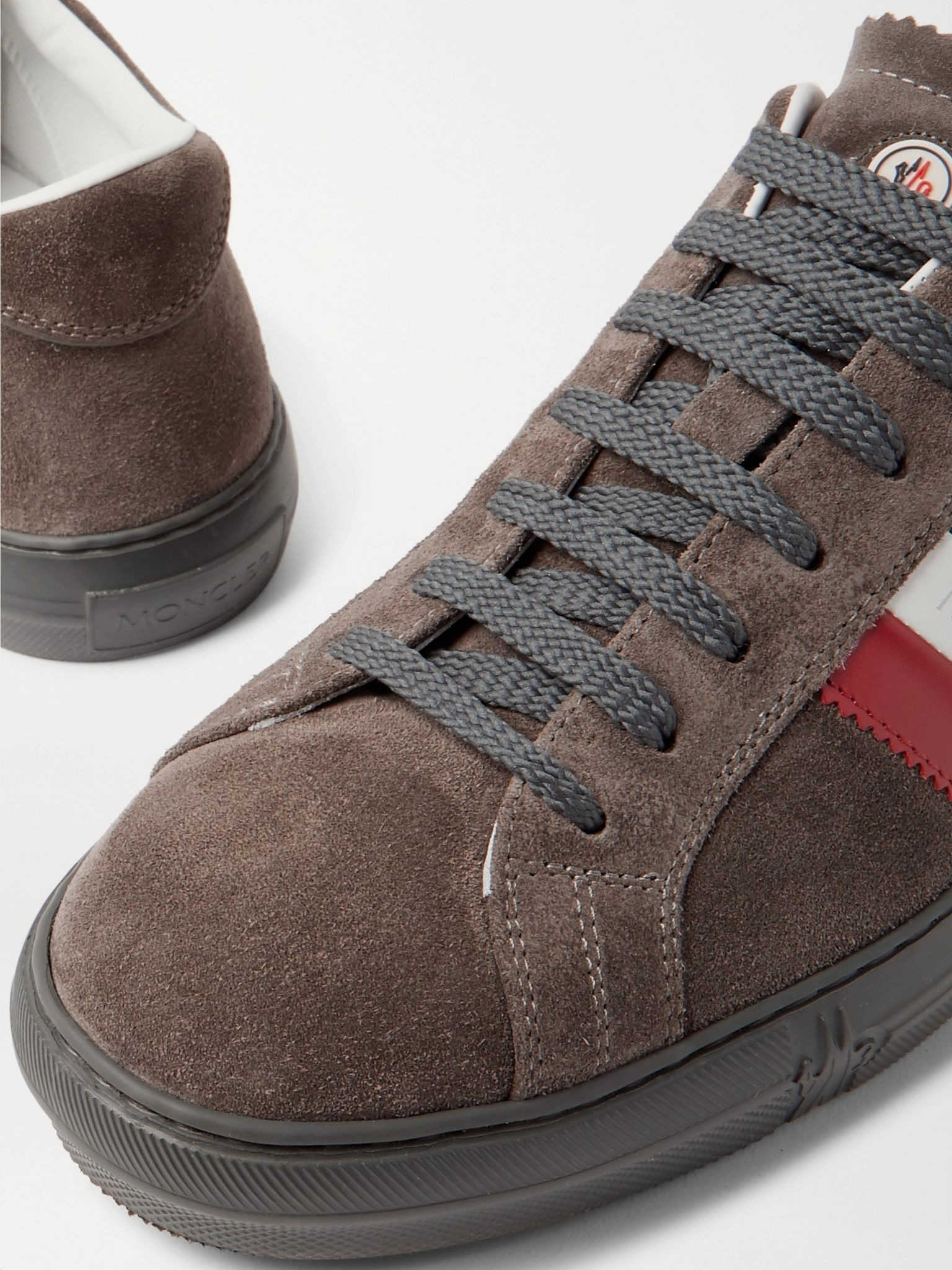 New Monaco Suede and Leather Sneakers Brown - 6