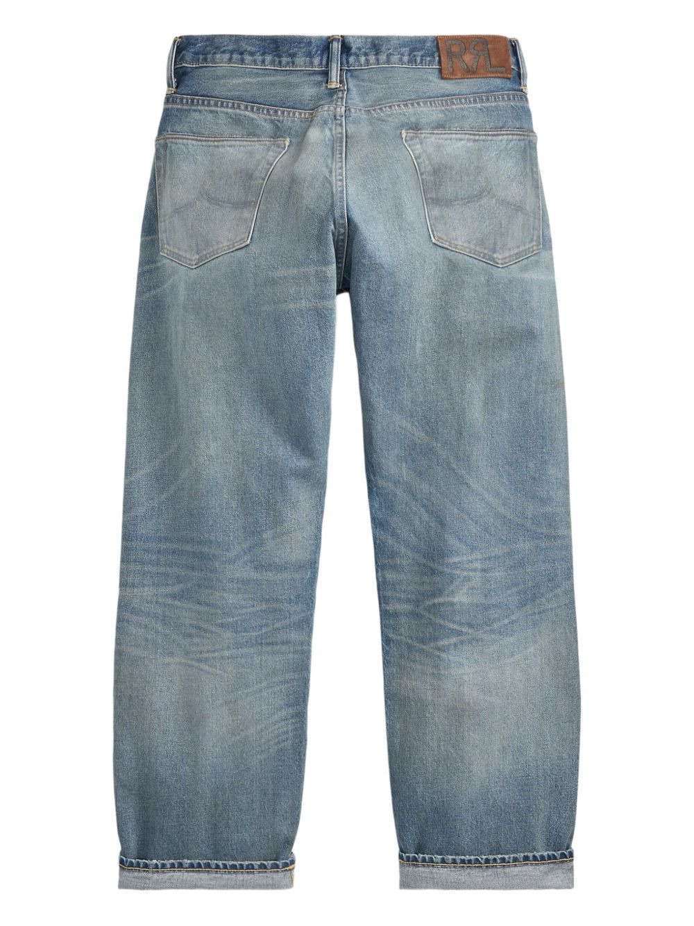 distressed patchwork jeans - 2