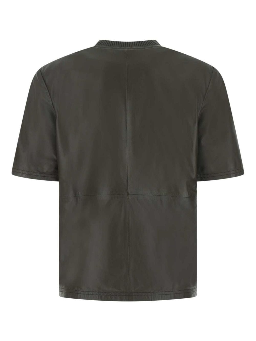 leather T-shirt - 2