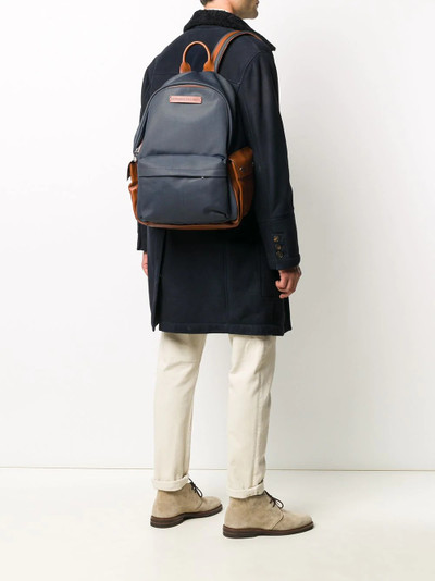 Brunello Cucinelli colour block backpack outlook