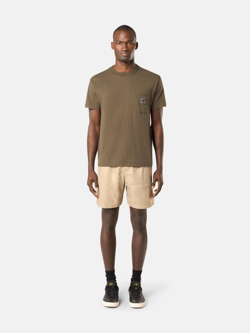 Stone Island 2100219 ORGANIC COTTON JERSEY 'FISSATO' EFFECT outlook