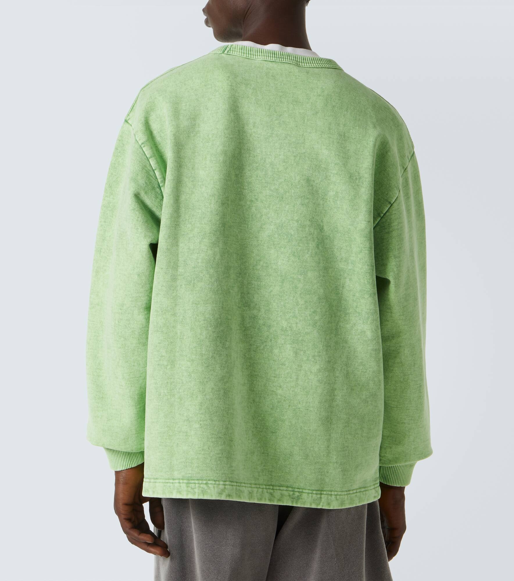 Logo cotton jersey sweatshirt - 4