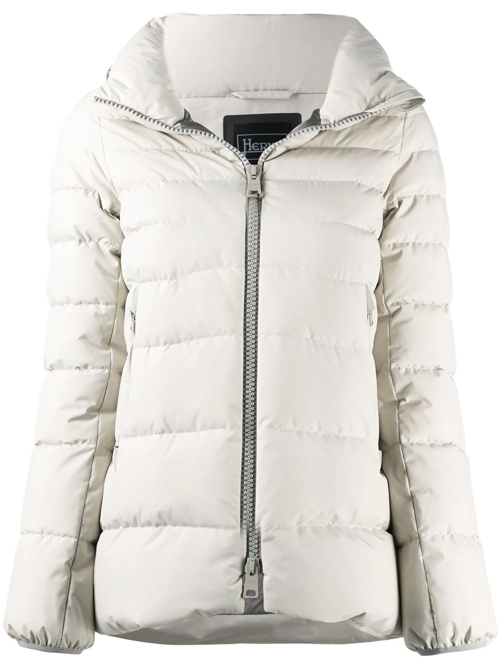 detachable-hood padded jacket - 1