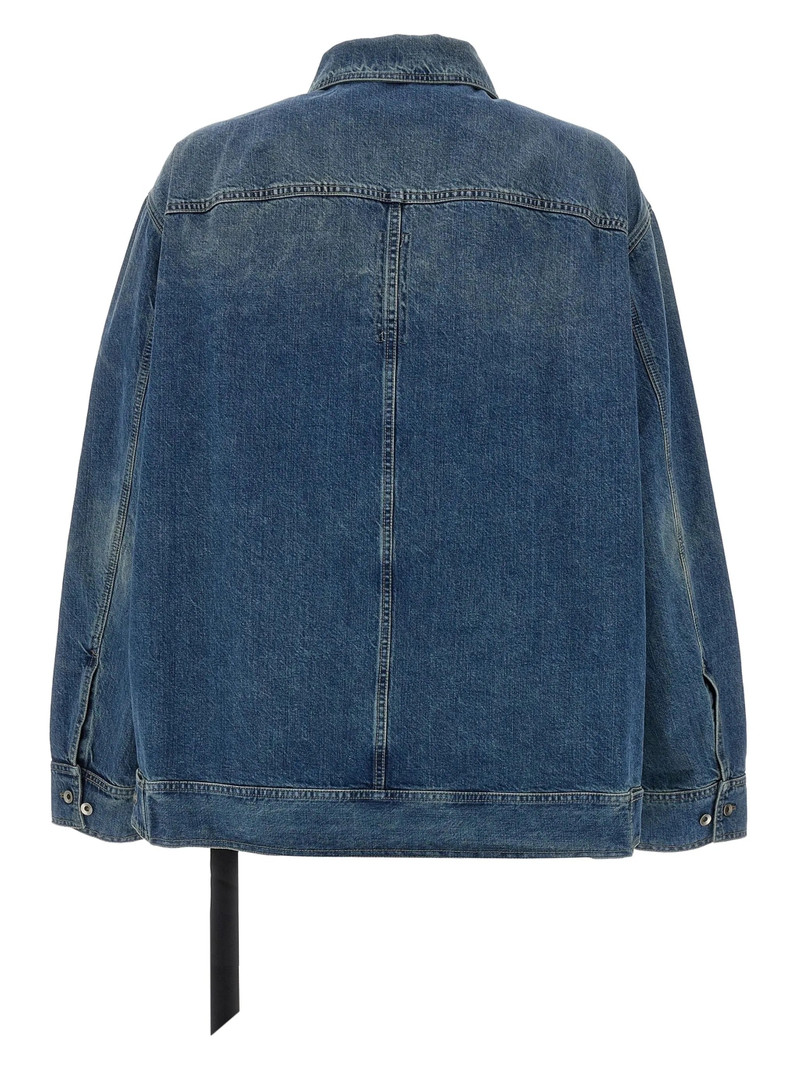 Rick Owens DRKSHDW JUMBO WORKER DENIM JACKET - WASHED INDIGO outlook