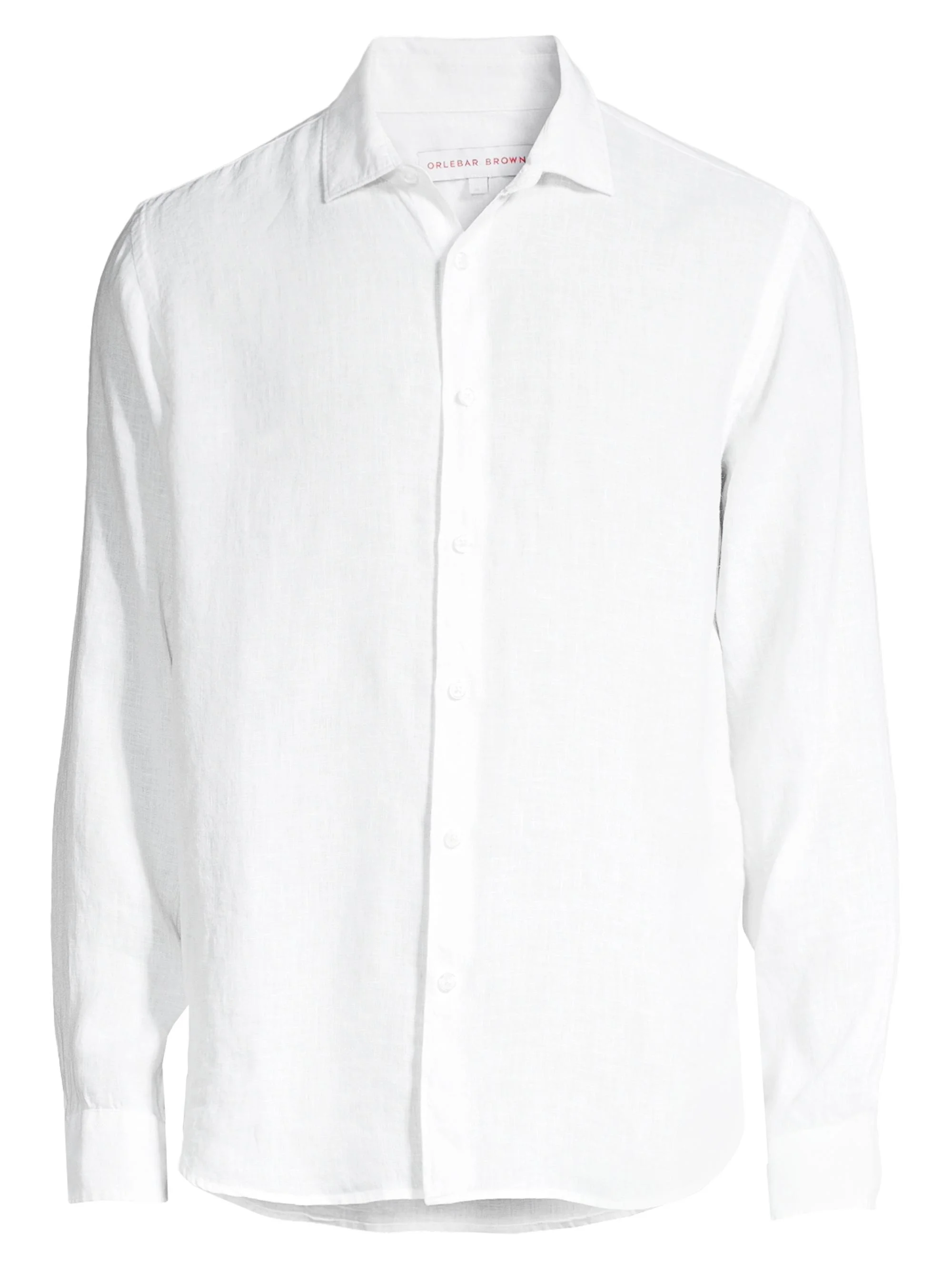 Men's Giles Linen Shirt - White - 1