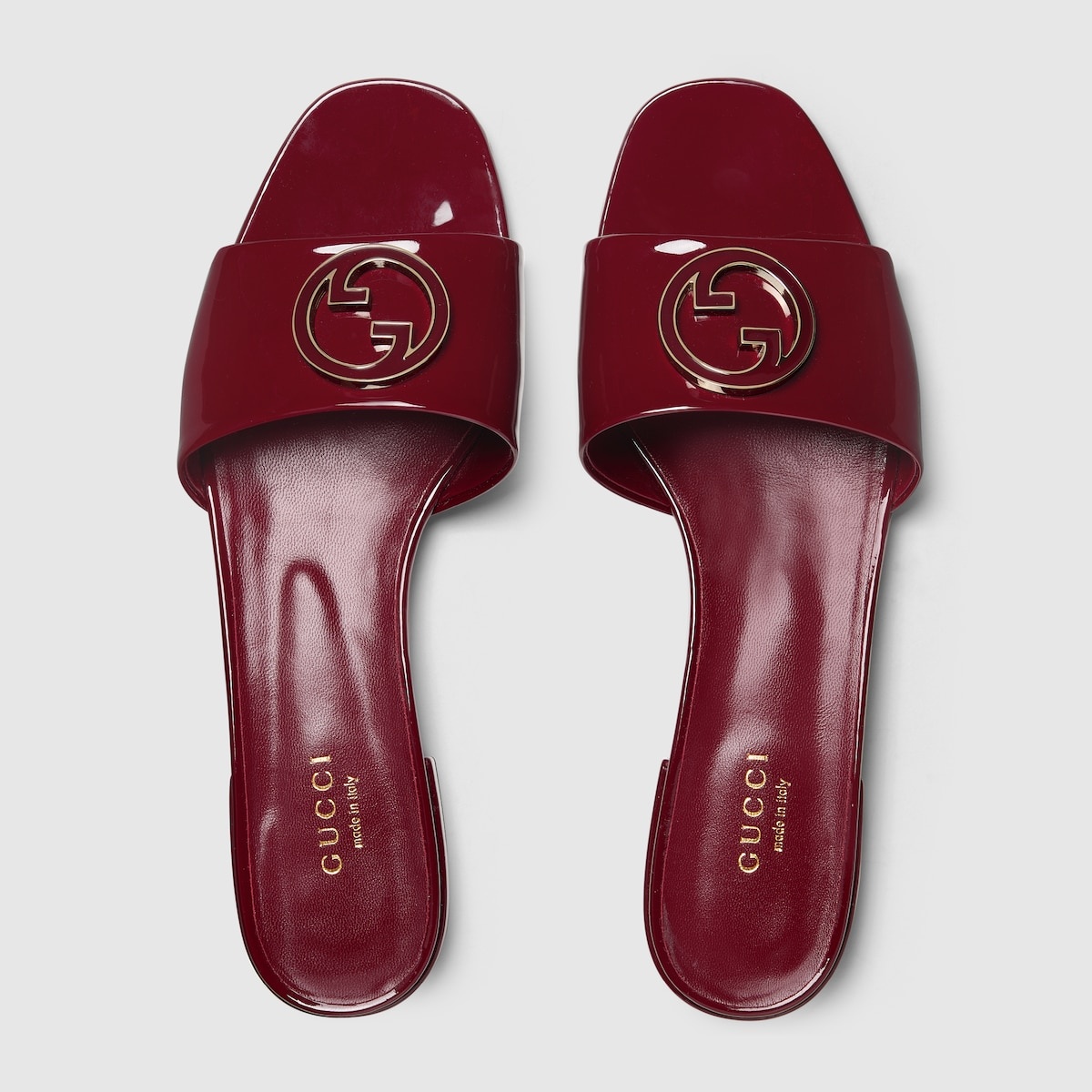 Women's Round Interlocking G sandal - 5