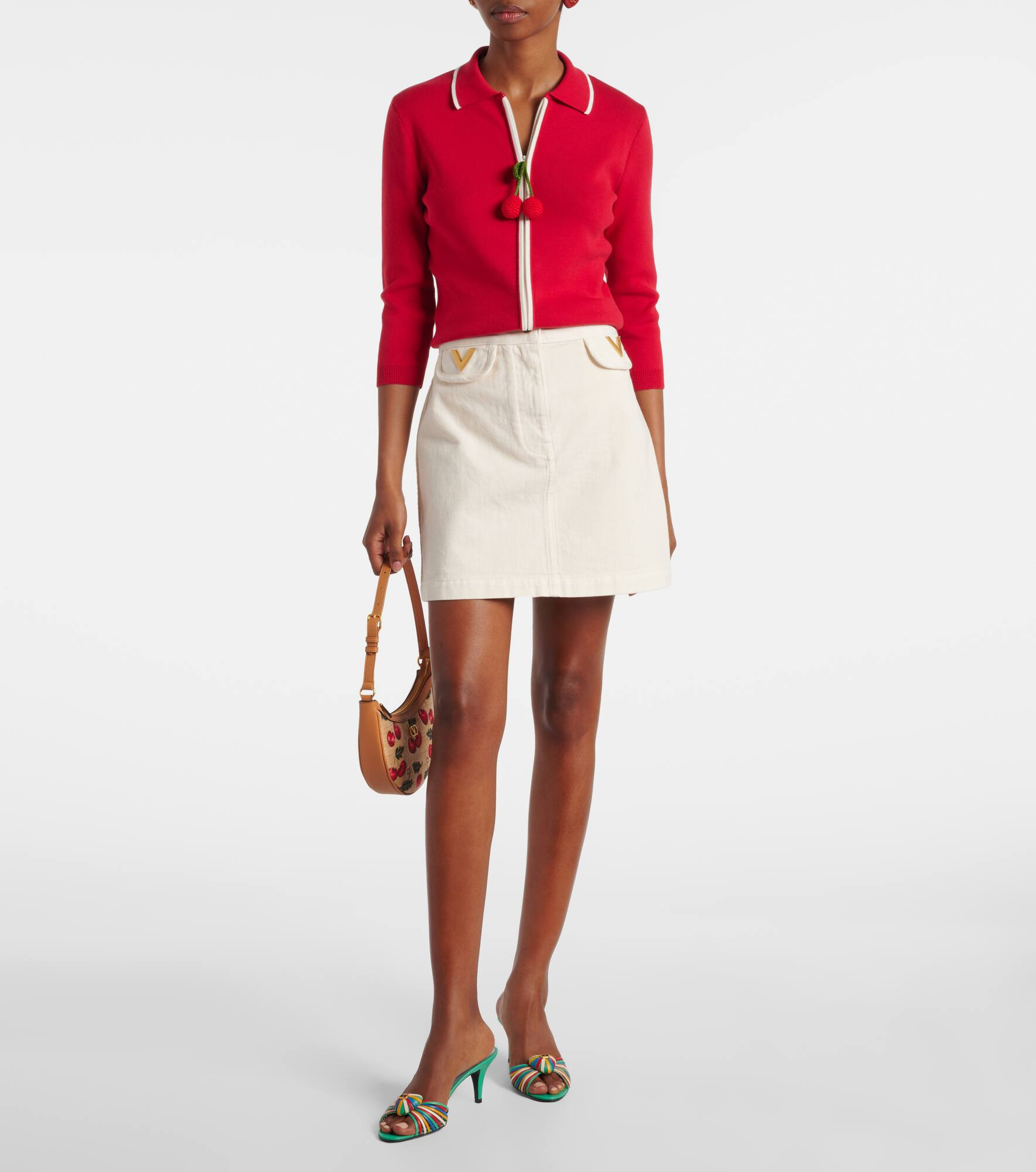 VGold denim skirt - 2